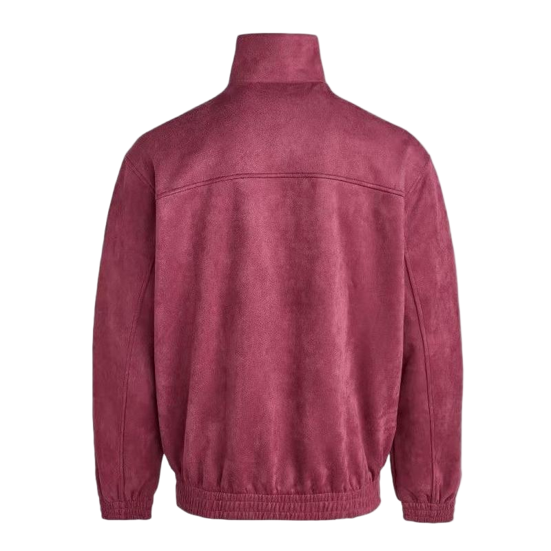 Adidas Three-Leaf Clover Unisex Classic New Chinese Style Suede Jacket