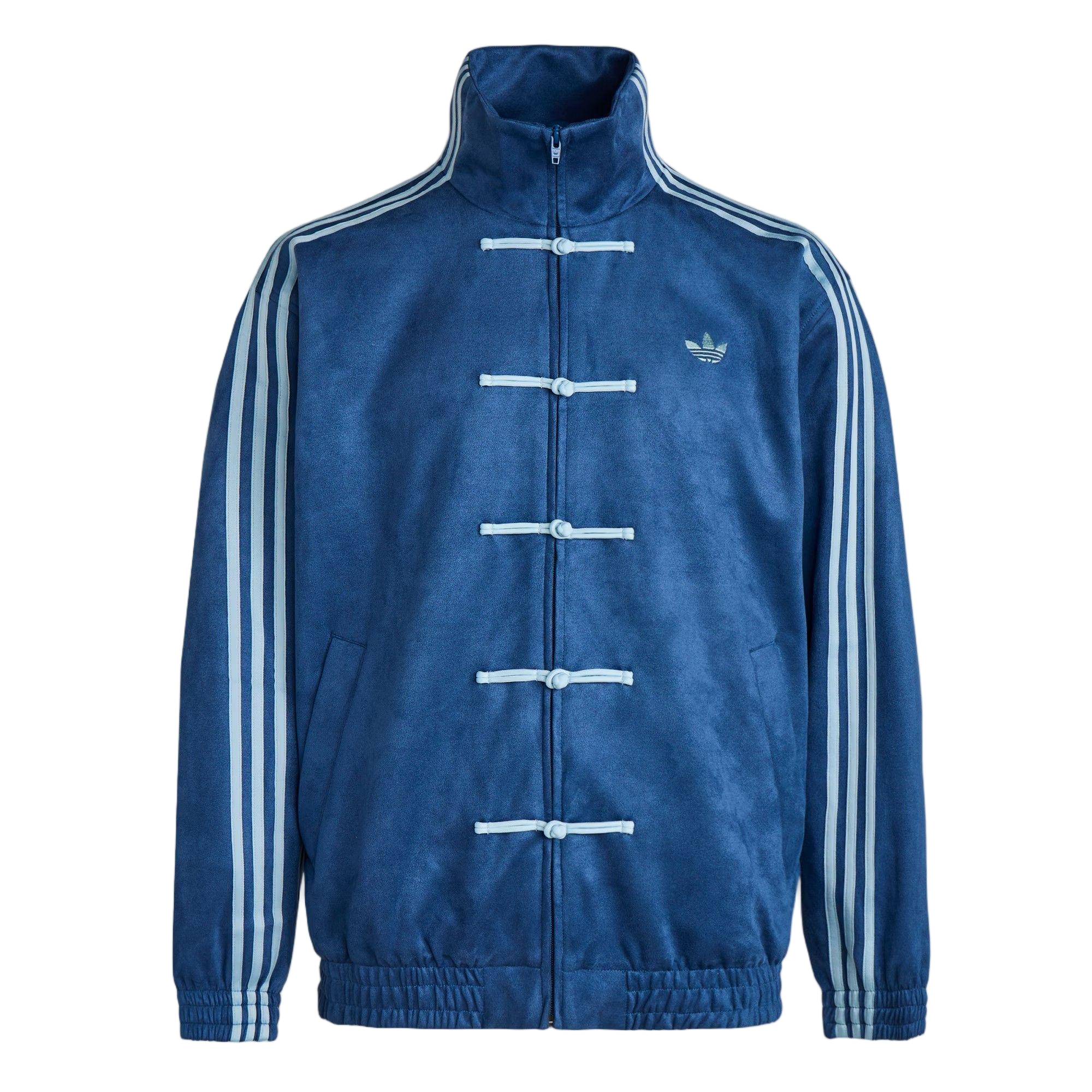 Adidas Three-Leaf Clover Unisex Classic New Chinese Style Suede Jacket