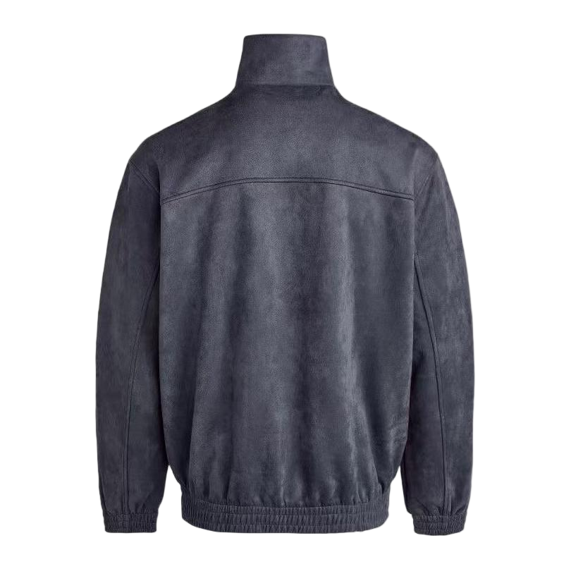 Adidas Three-Leaf Clover Unisex Classic New Chinese Style Suede Jacket