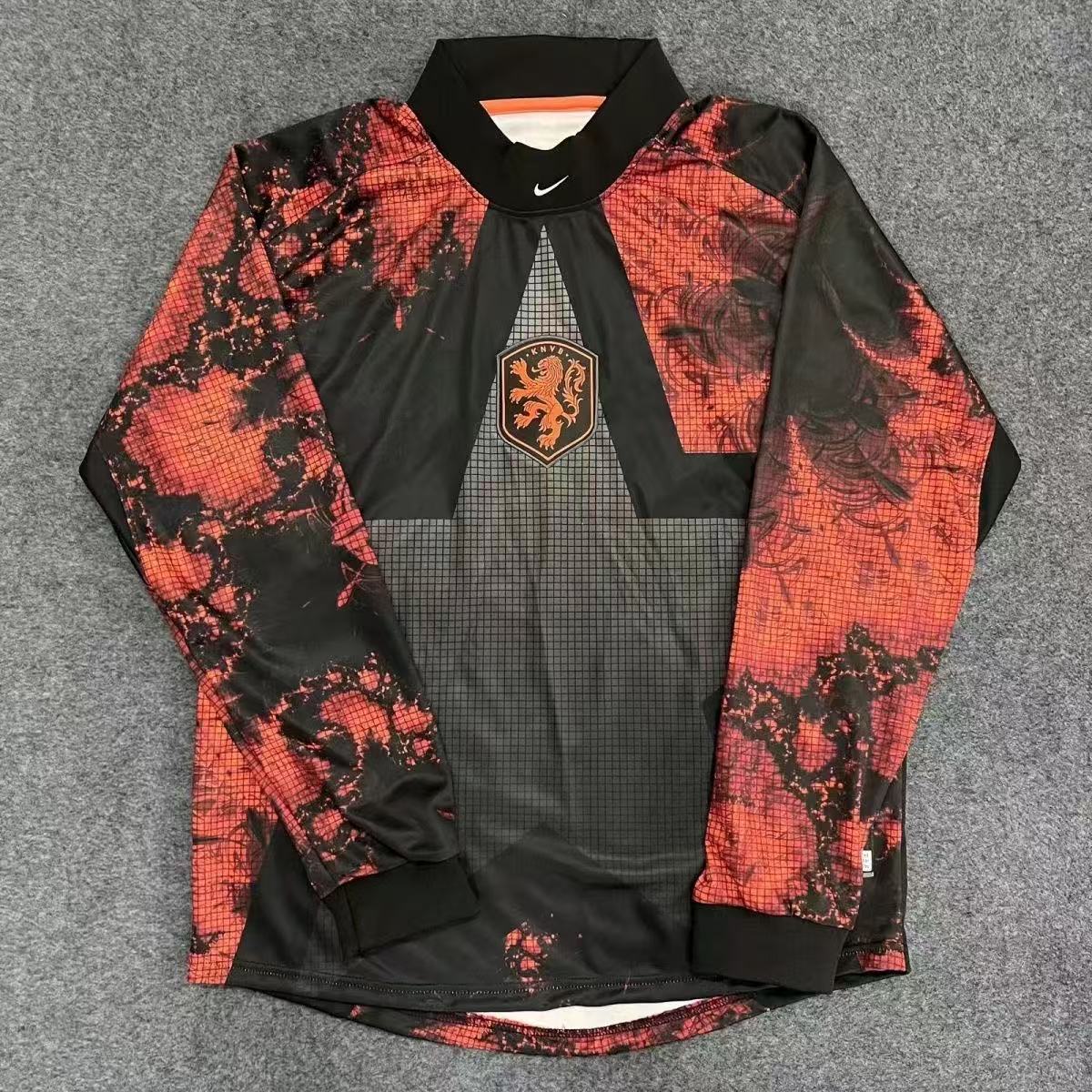 2026 Hollywood World Cup Netherlands national team goalkeeper long sleeved jersey