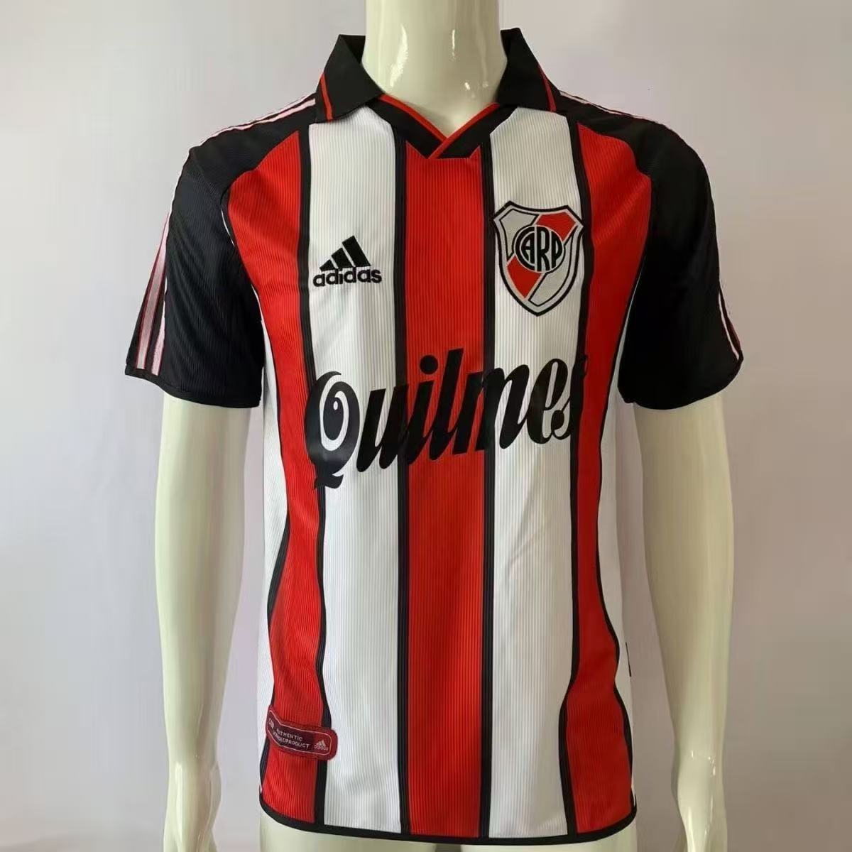 Riverbed 00-01 away classic retro commemorative embroidered custom jersey