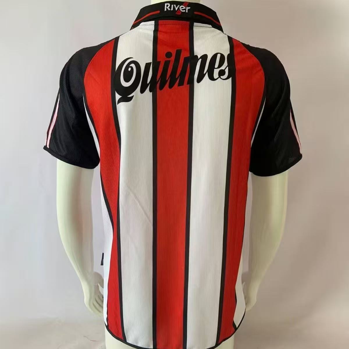 Riverbed 00-01 away classic retro commemorative embroidered custom jersey