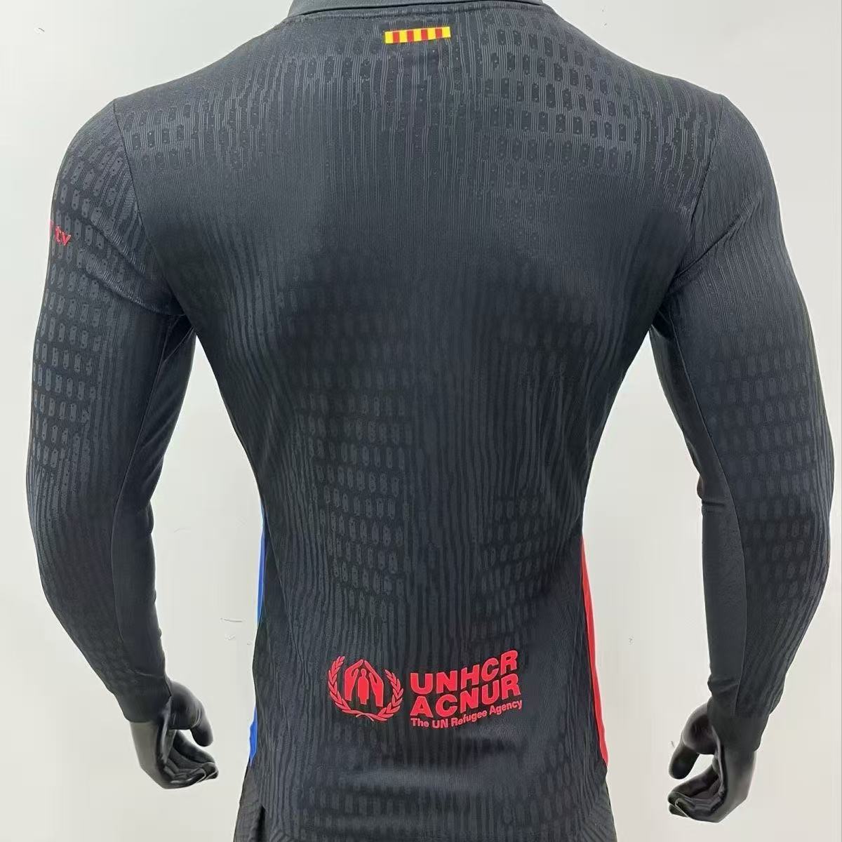 Barcelona 24/25 player edition joint edition jersey long sleeved top casual sportswear