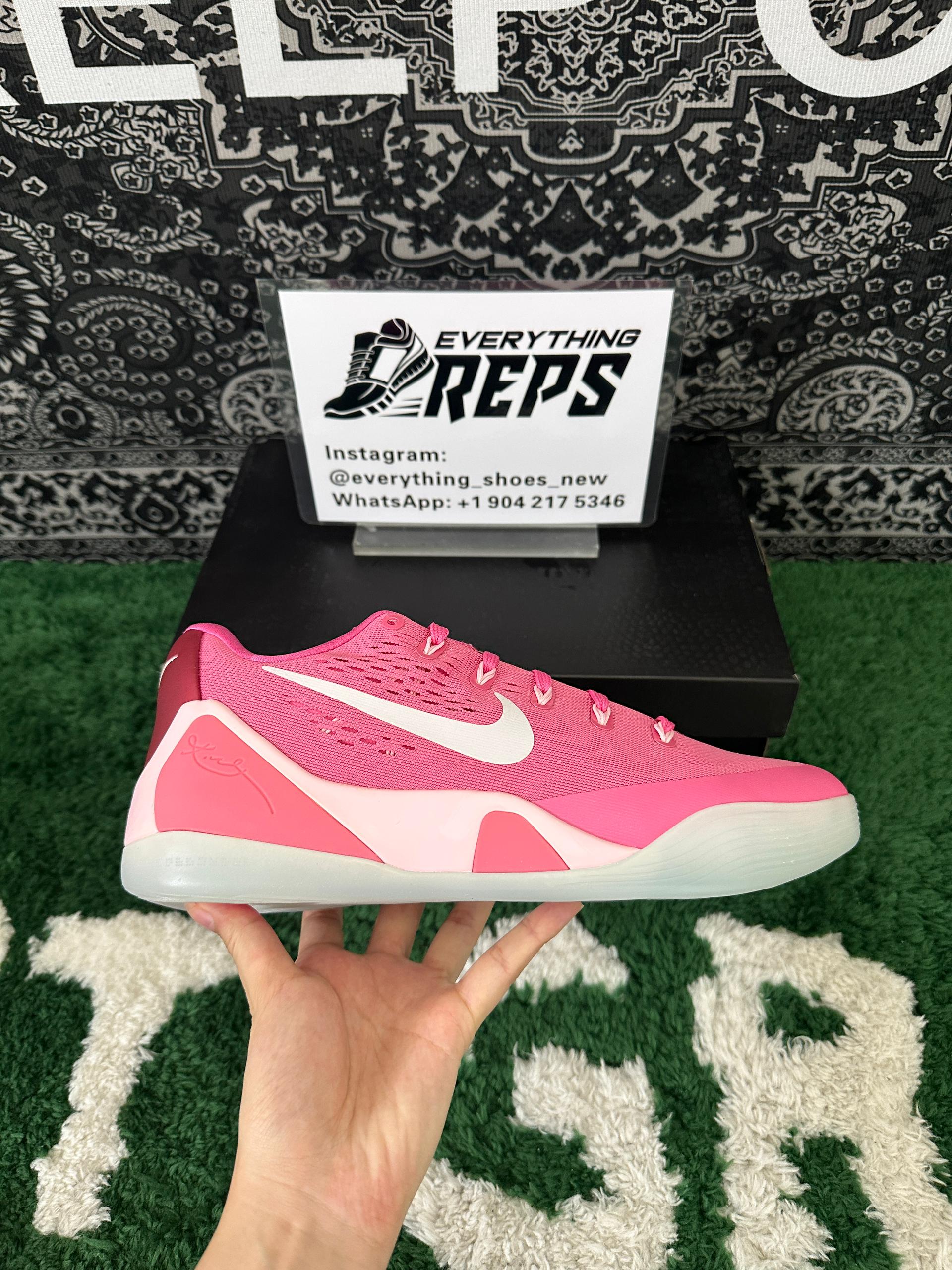 Nike Kobe 9 EM Low Protro Kay Yow Think Pink