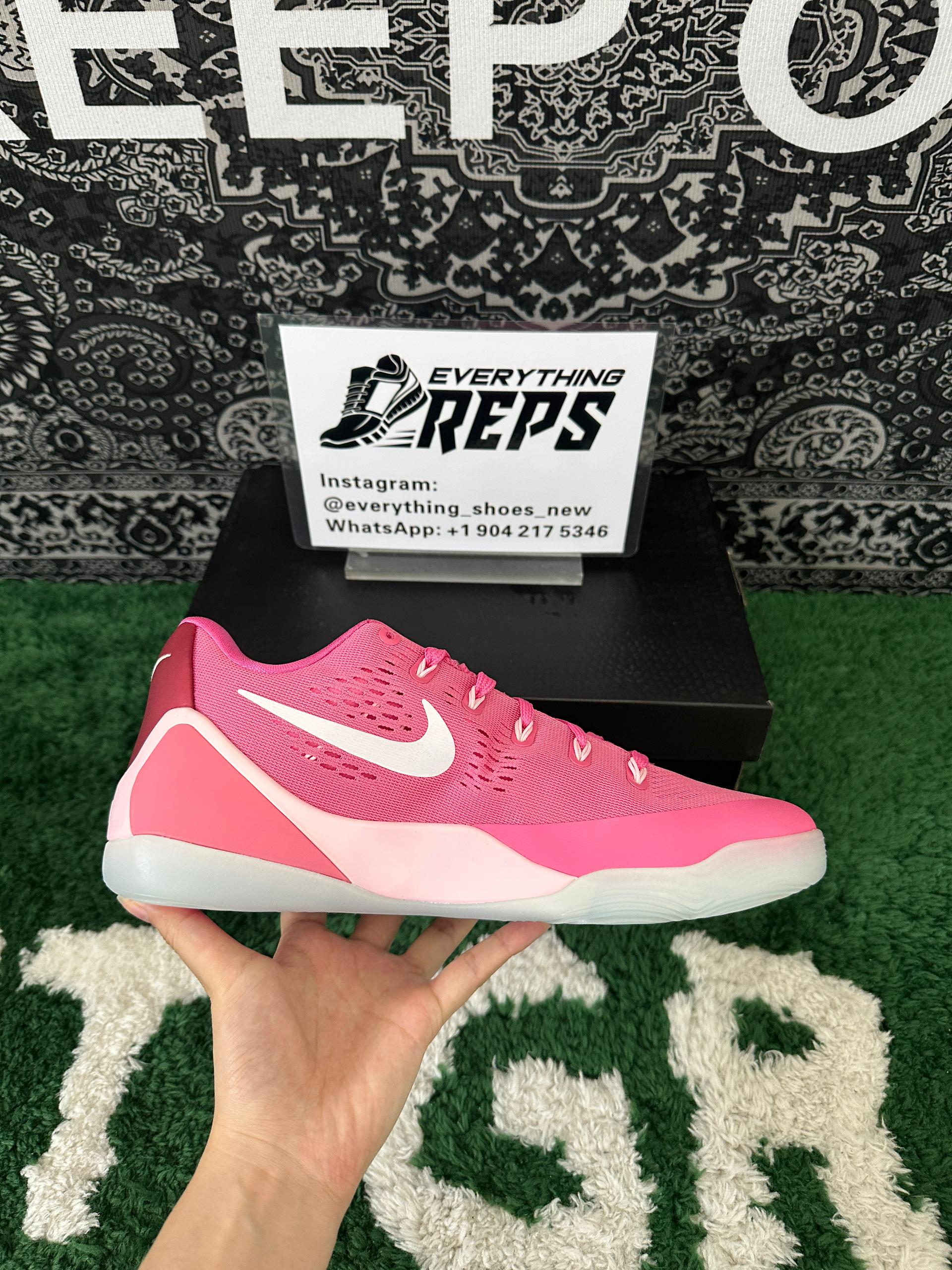 Nike Kobe 9 EM Low Protro Kay Yow Think Pink