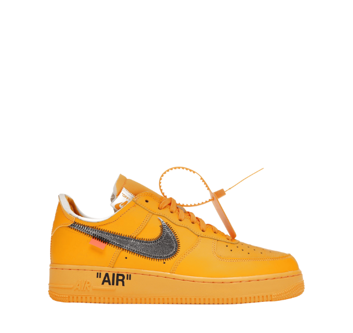 Nike Air Force 1 Low OFF-WHITE University Gold Metallic Silver