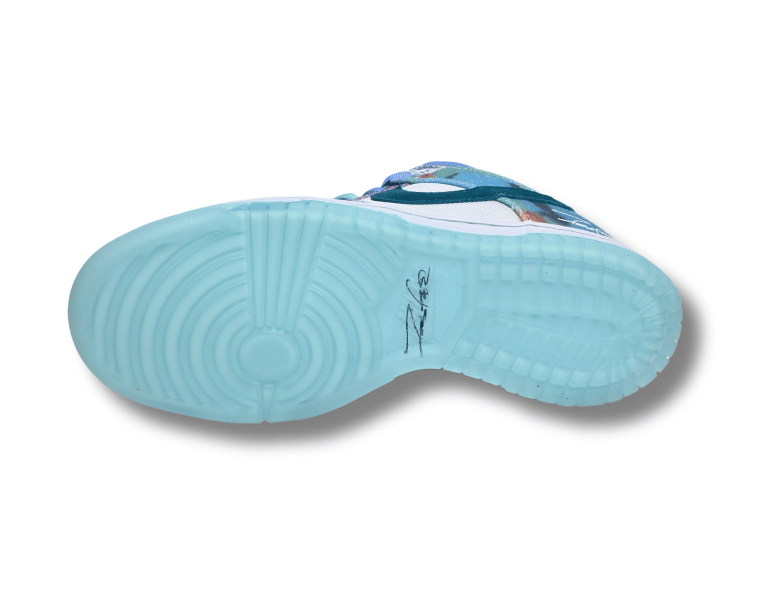 Futura Laboratories x Nike SB Dunk Low Bleached Aqua