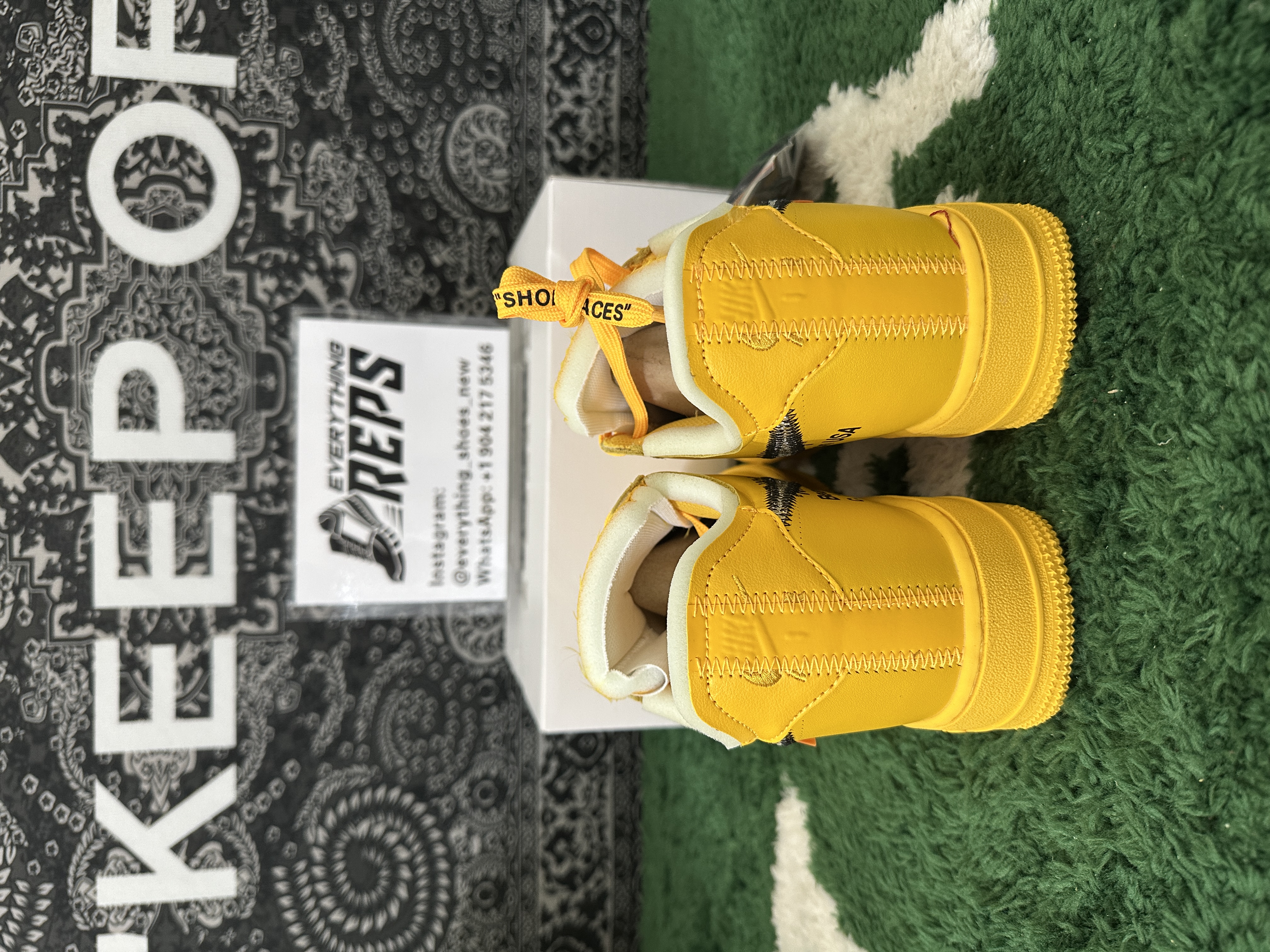 Nike Air Force 1 Low OFF-WHITE University Gold Metallic Silver