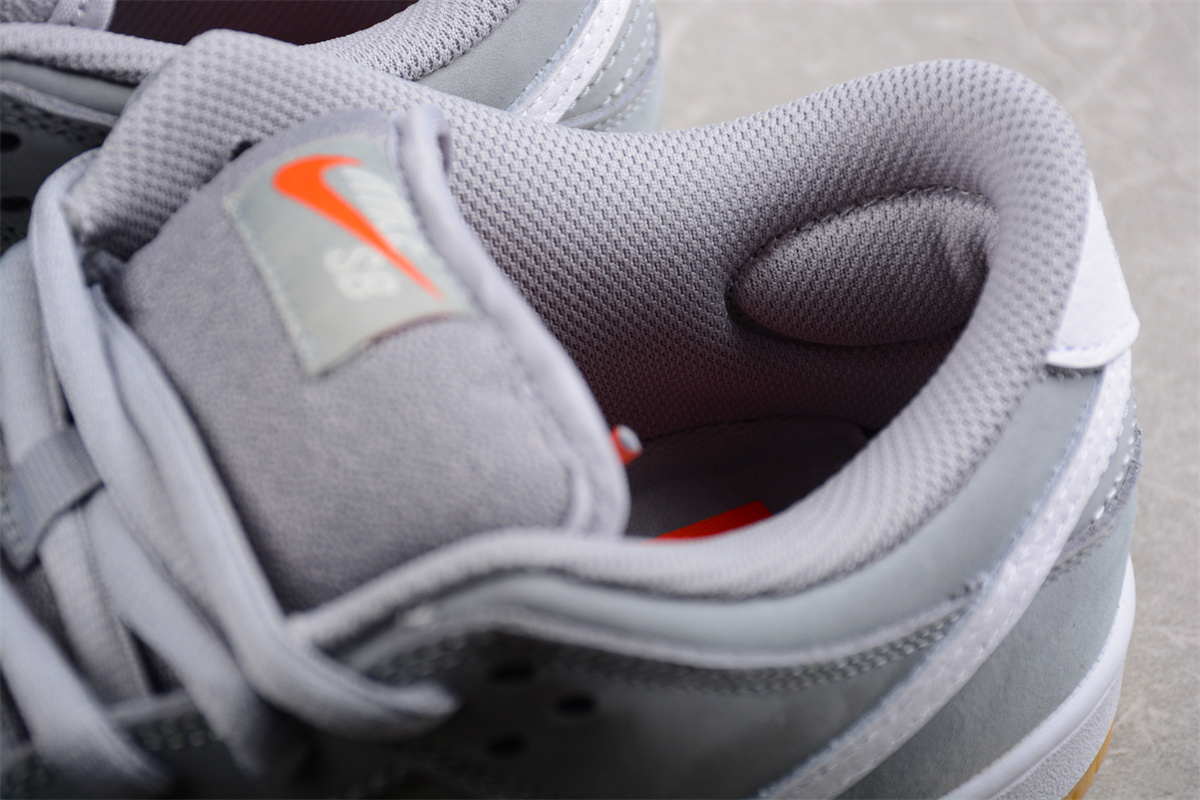 Nike SB Dunk Low Pro ISO Orange Label Wolf Grey Gum