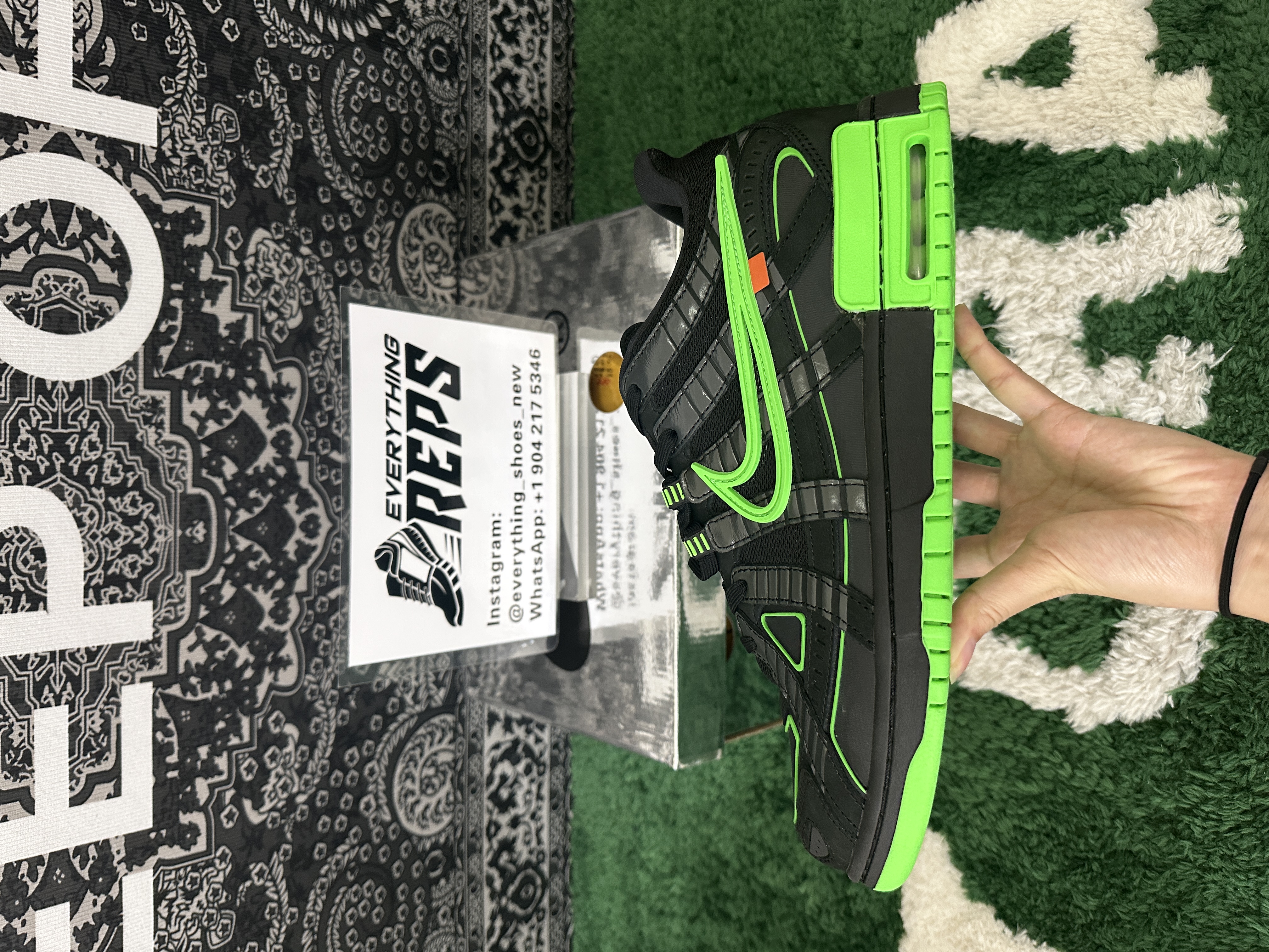 Nike Air Rubber Dunk Off-White Green Strike