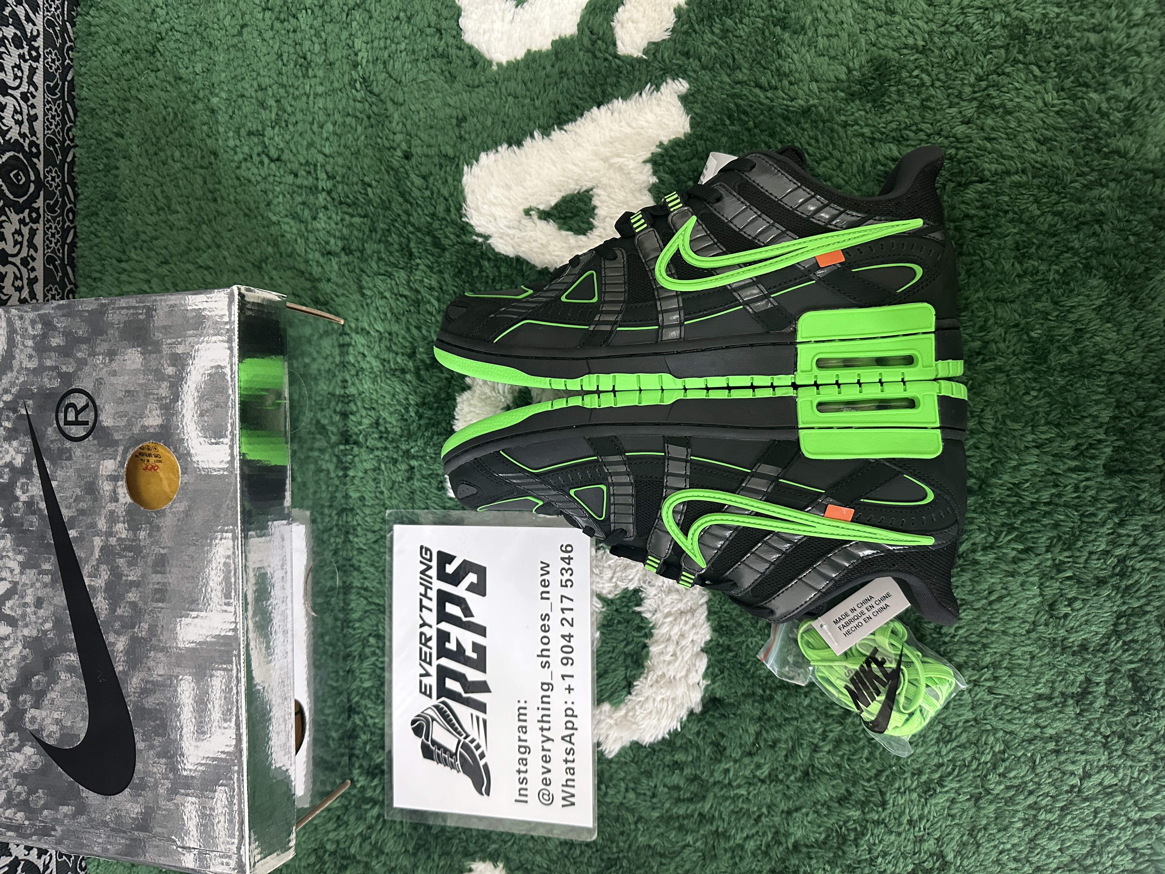 Nike Air Rubber Dunk Off-White Green Strike