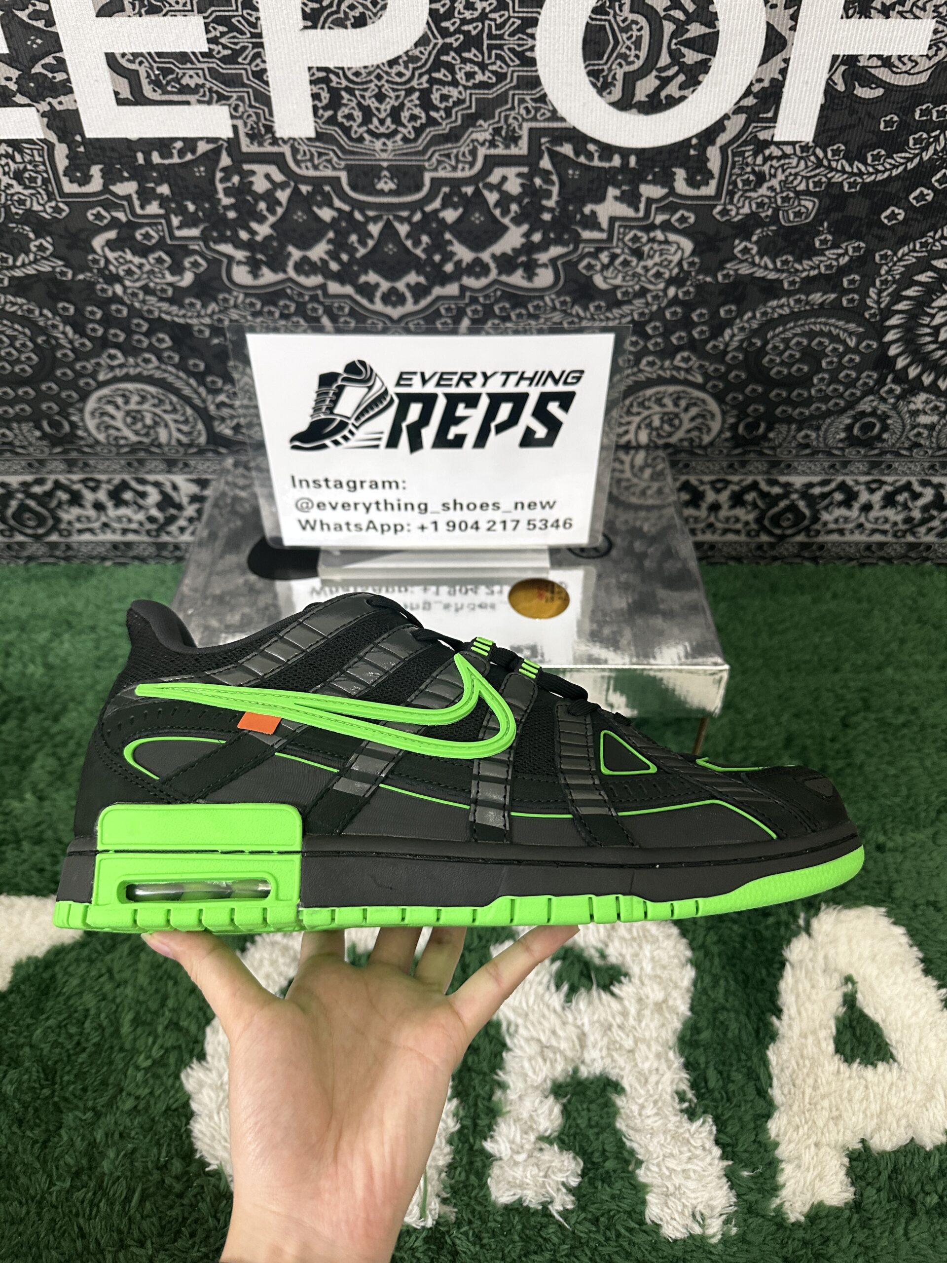 Nike Air Rubber Dunk Off-White Green Strike