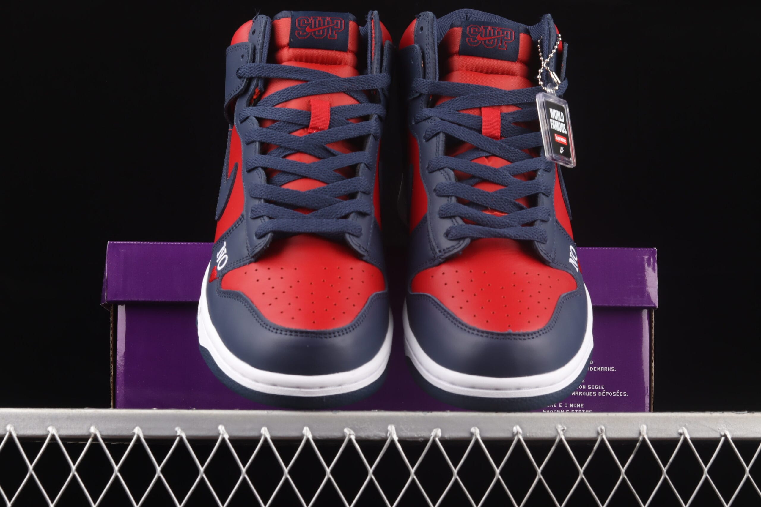 Nike SB Dunk High, Supreme By Any Means Navy