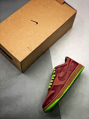 Nike Dunk Low 1-Piece Laser Varsity Red Chartreuse