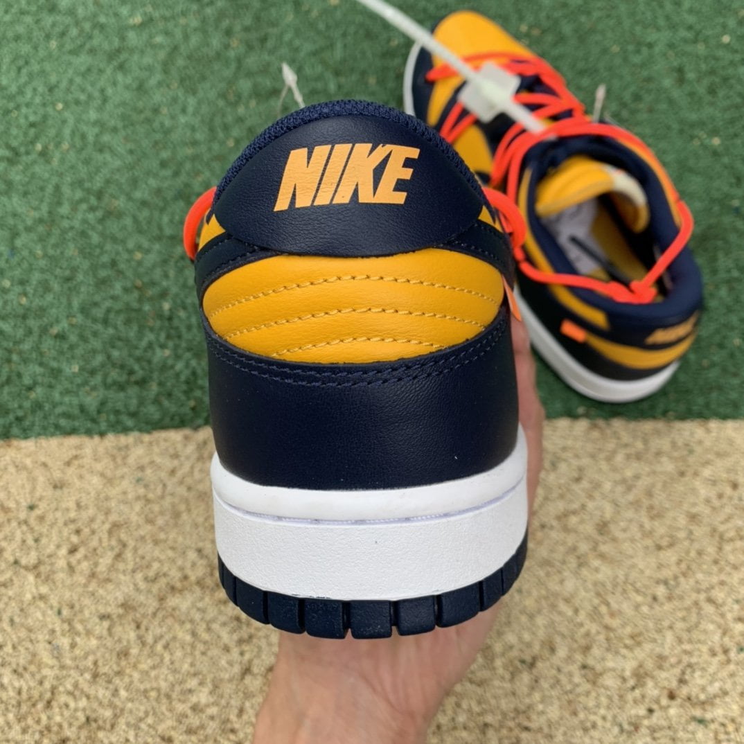 Nike Dunk Low Off-White University Gold Midnight Navy