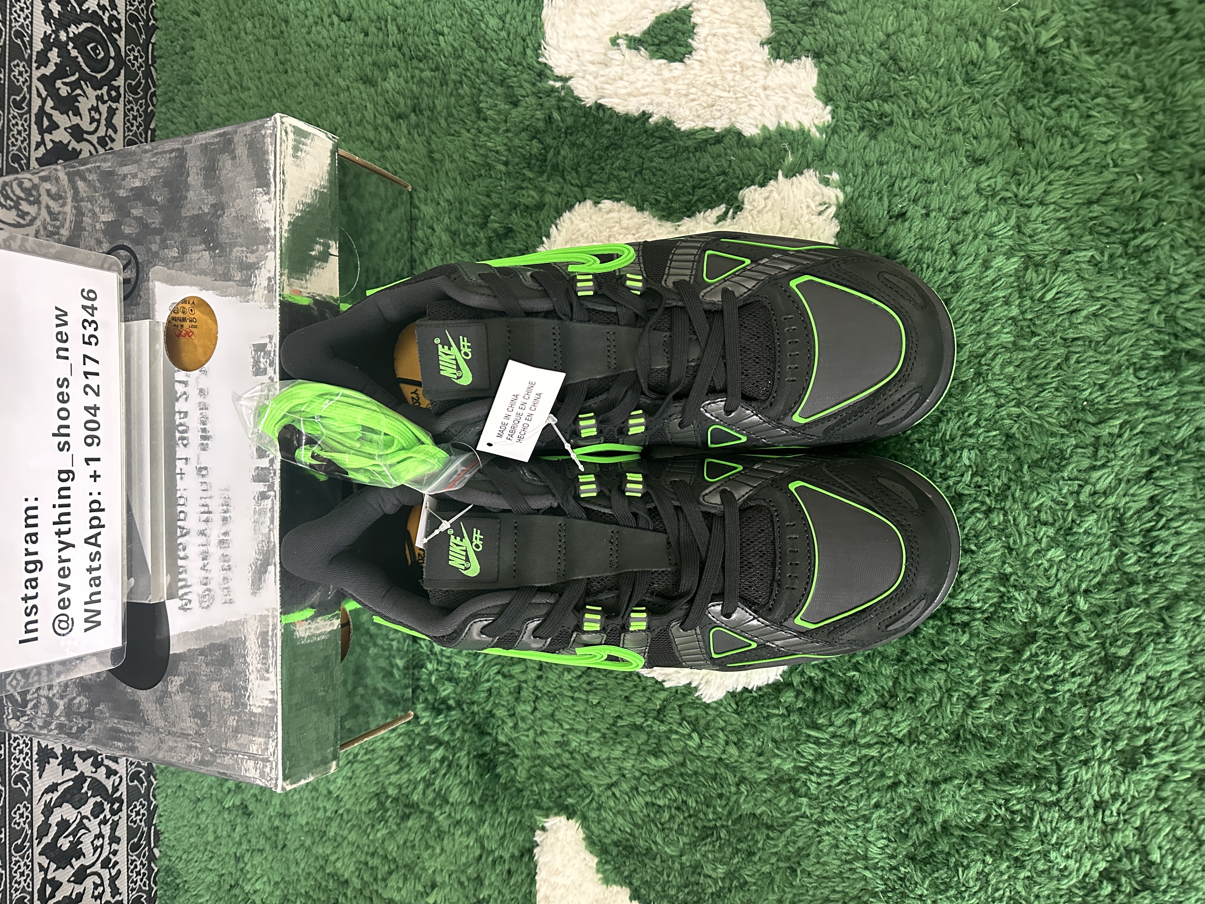 Nike Air Rubber Dunk Off-White Green Strike