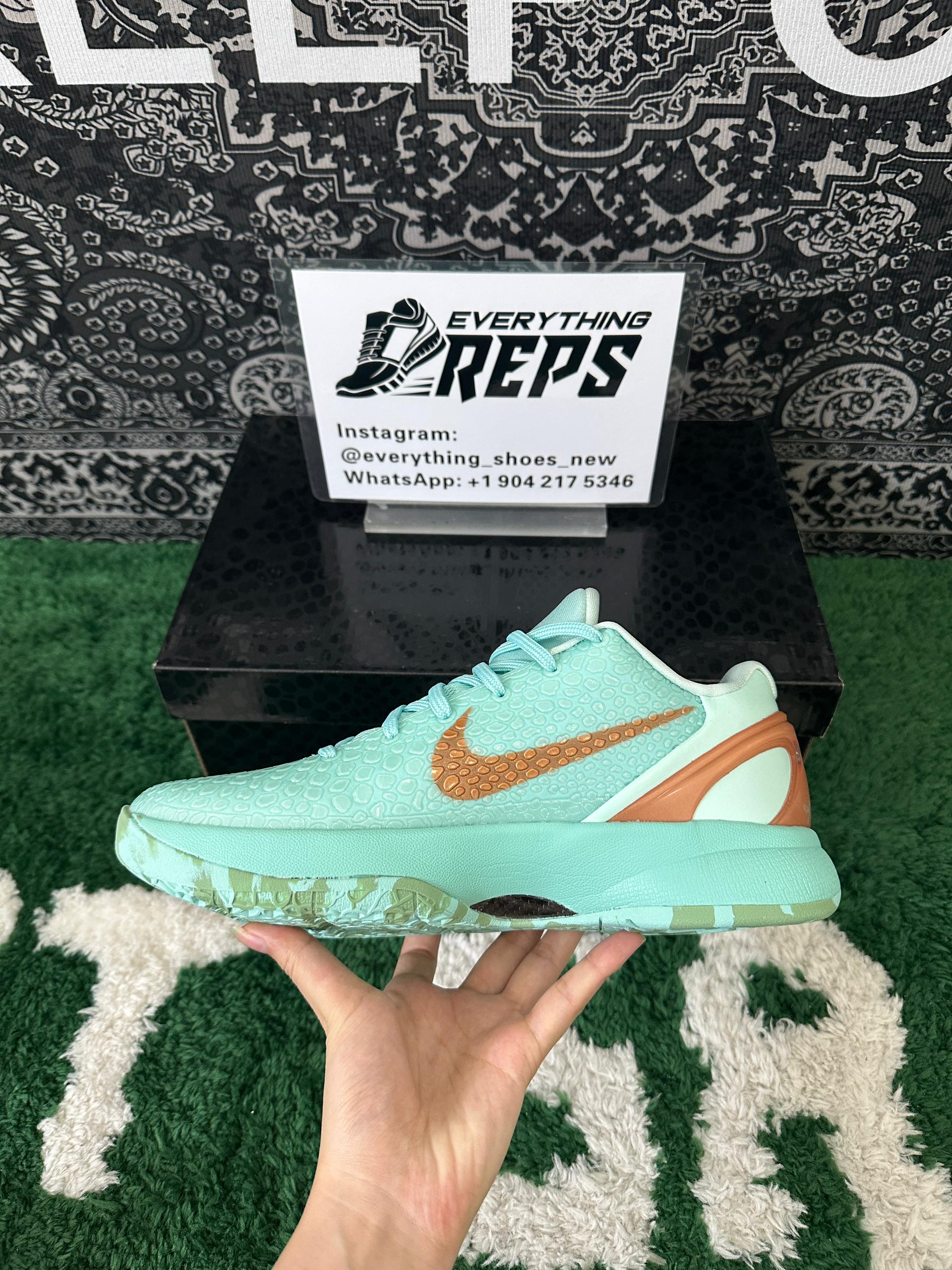 Jalen Brunson s Nike Kobe 6 Protro Statue of Liberty PE