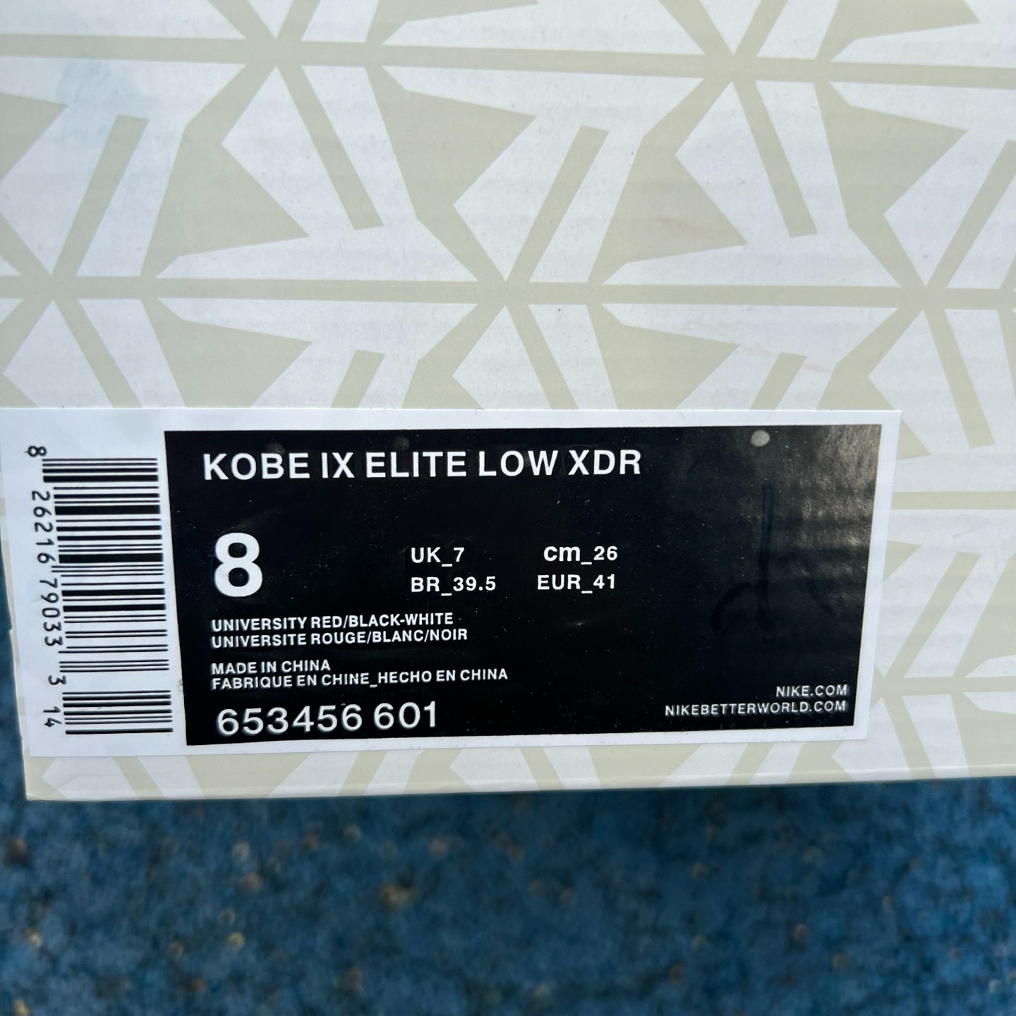 Nike Kobe 9 Elite Low University Red