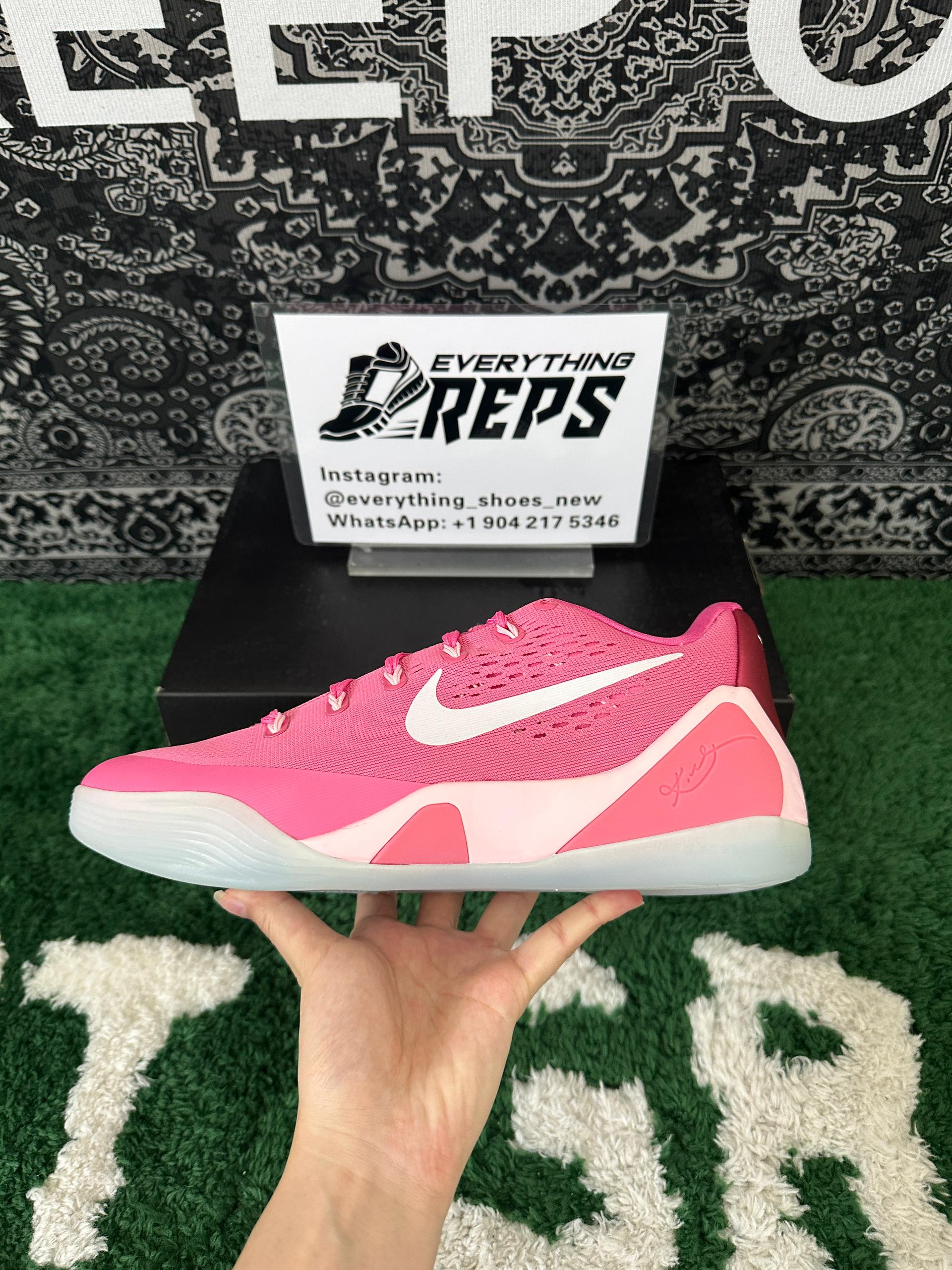 Nike Kobe 9 EM Low Protro Kay Yow Think Pink