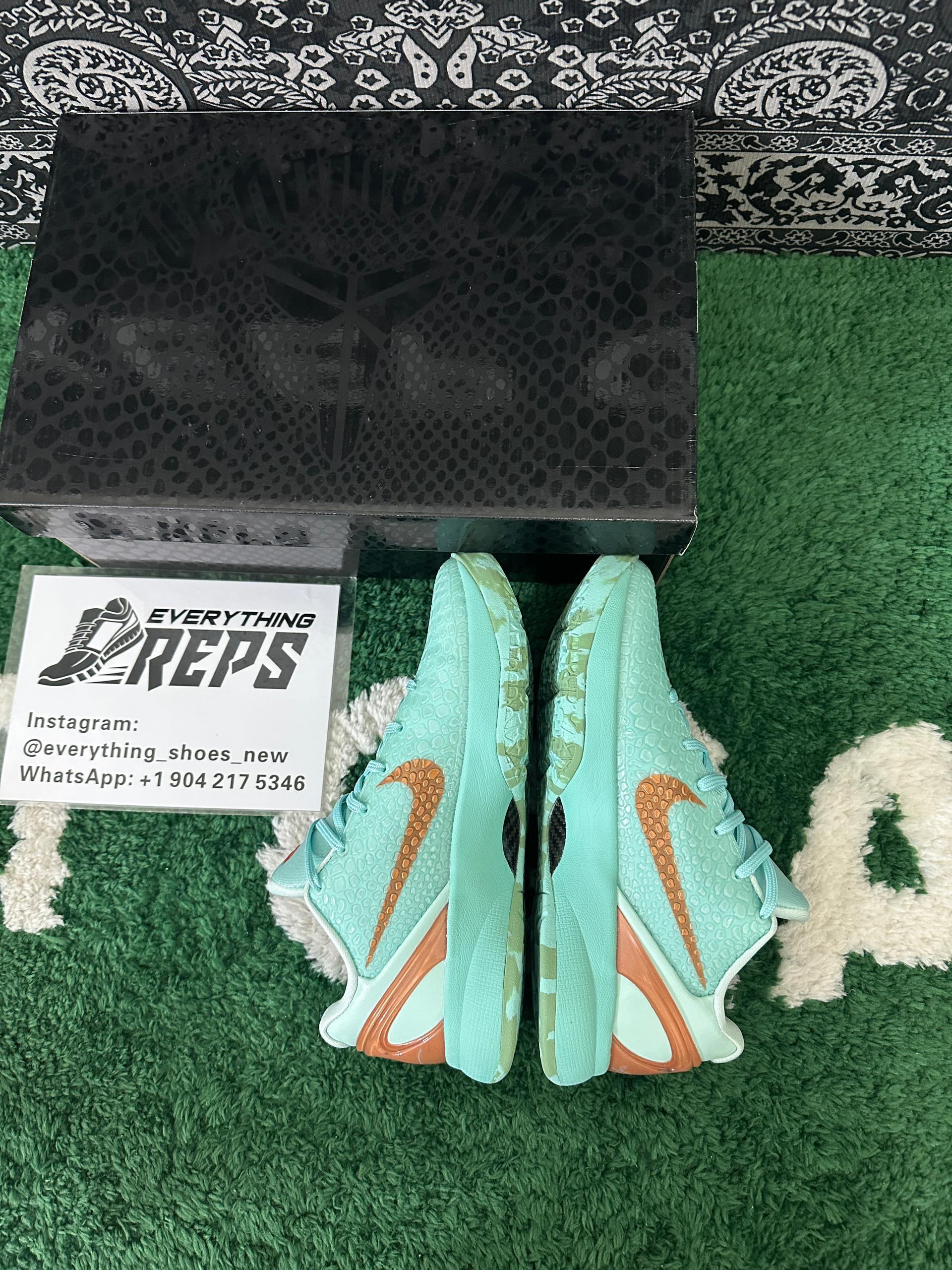 Jalen Brunson s Nike Kobe 6 Protro Statue of Liberty PE