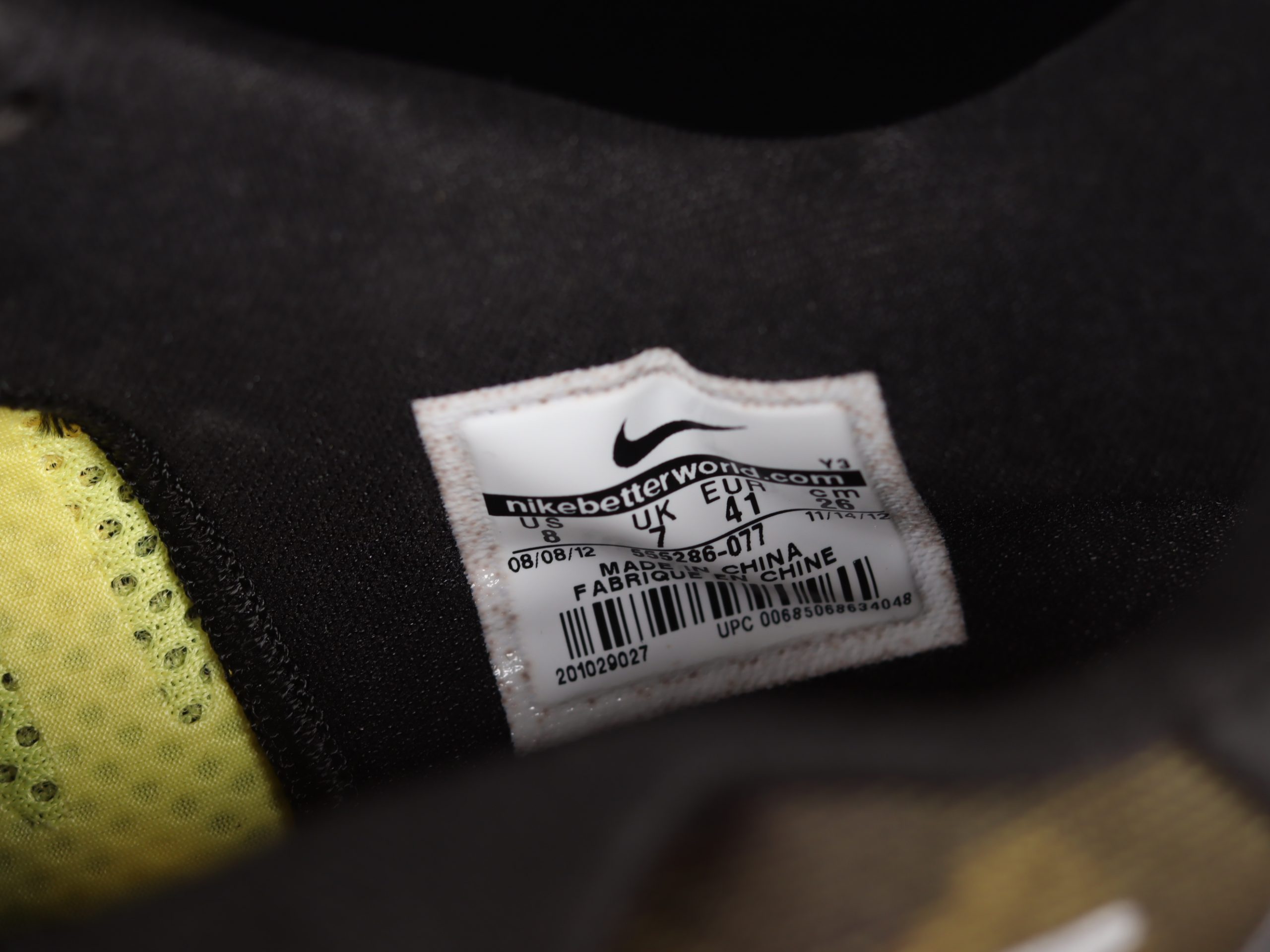 Nike Kobe 8 Sulfur Electric Yellow