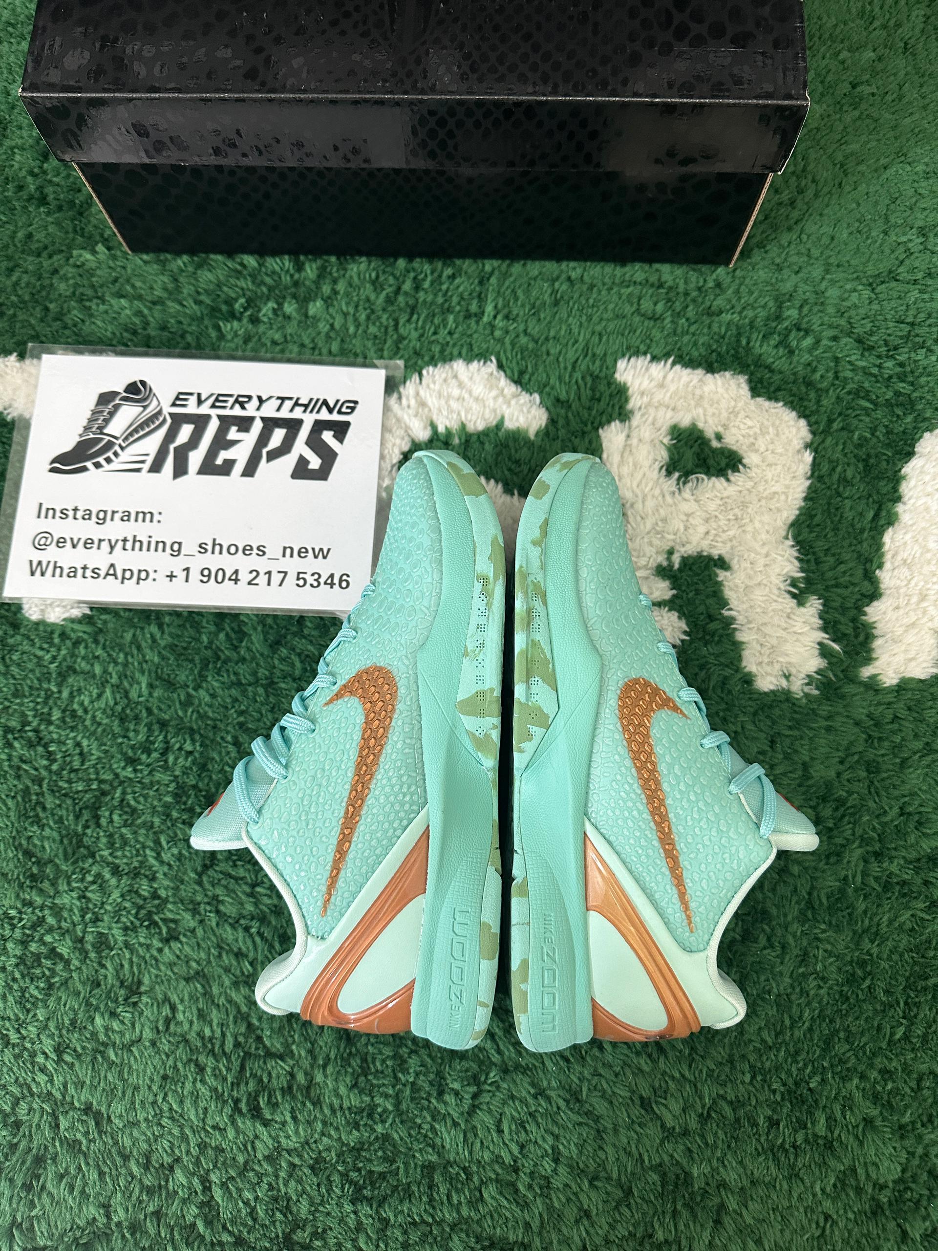 Jalen Brunson s Nike Kobe 6 Protro Statue of Liberty PE