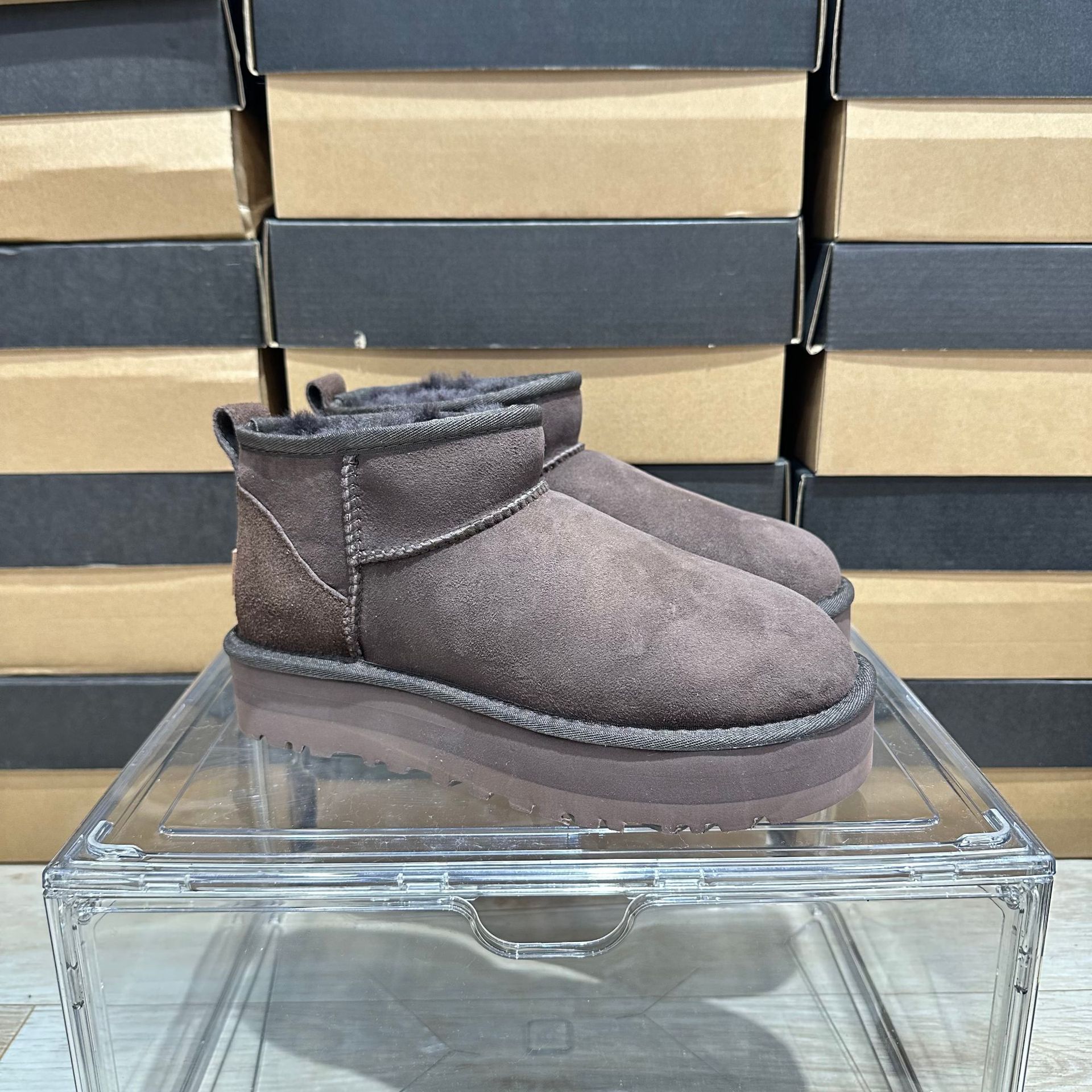 UGG Snow Boots Low-Cut Wool Boots