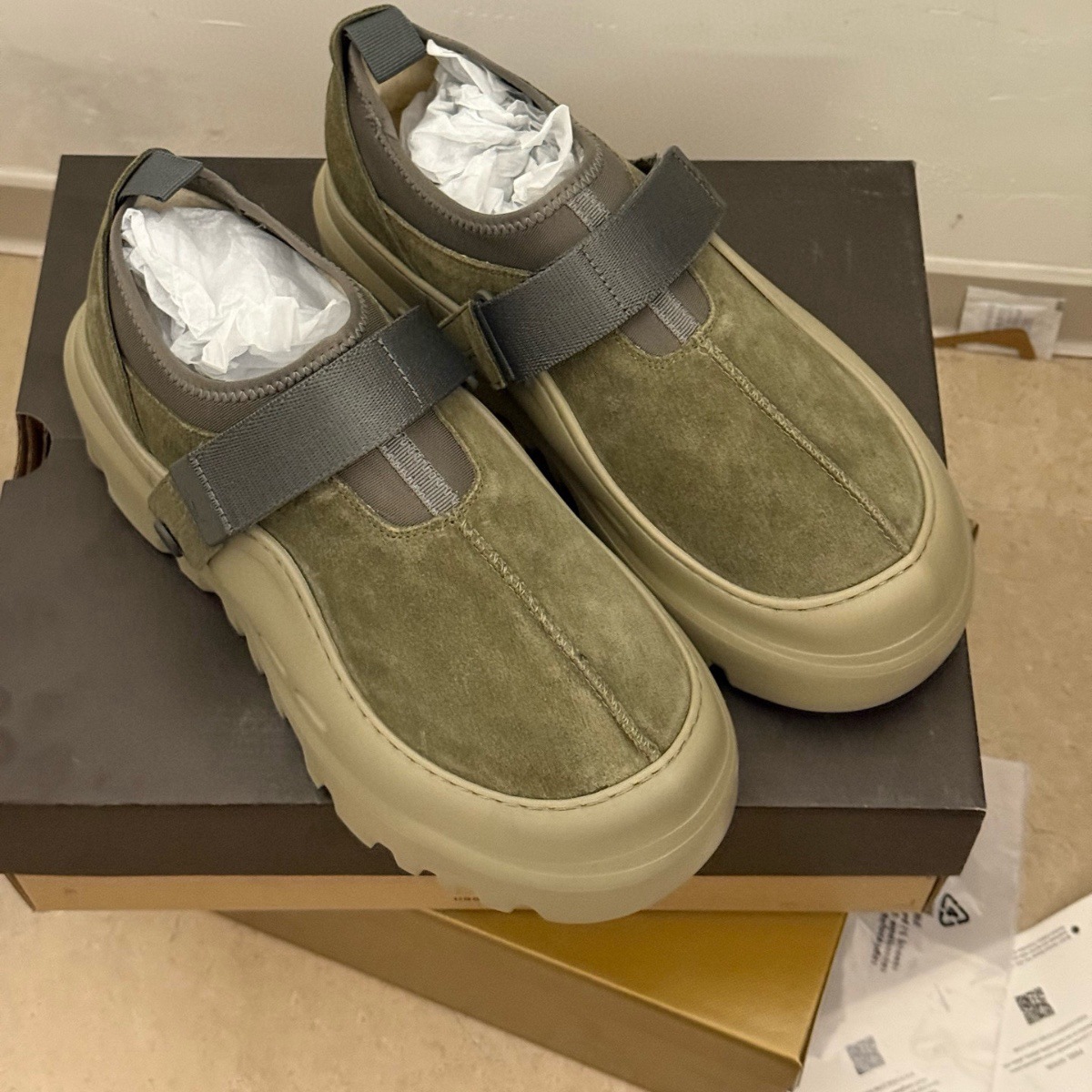 UGG Color Shell Kroger Velcro Thick Sole Wool Snow Boots