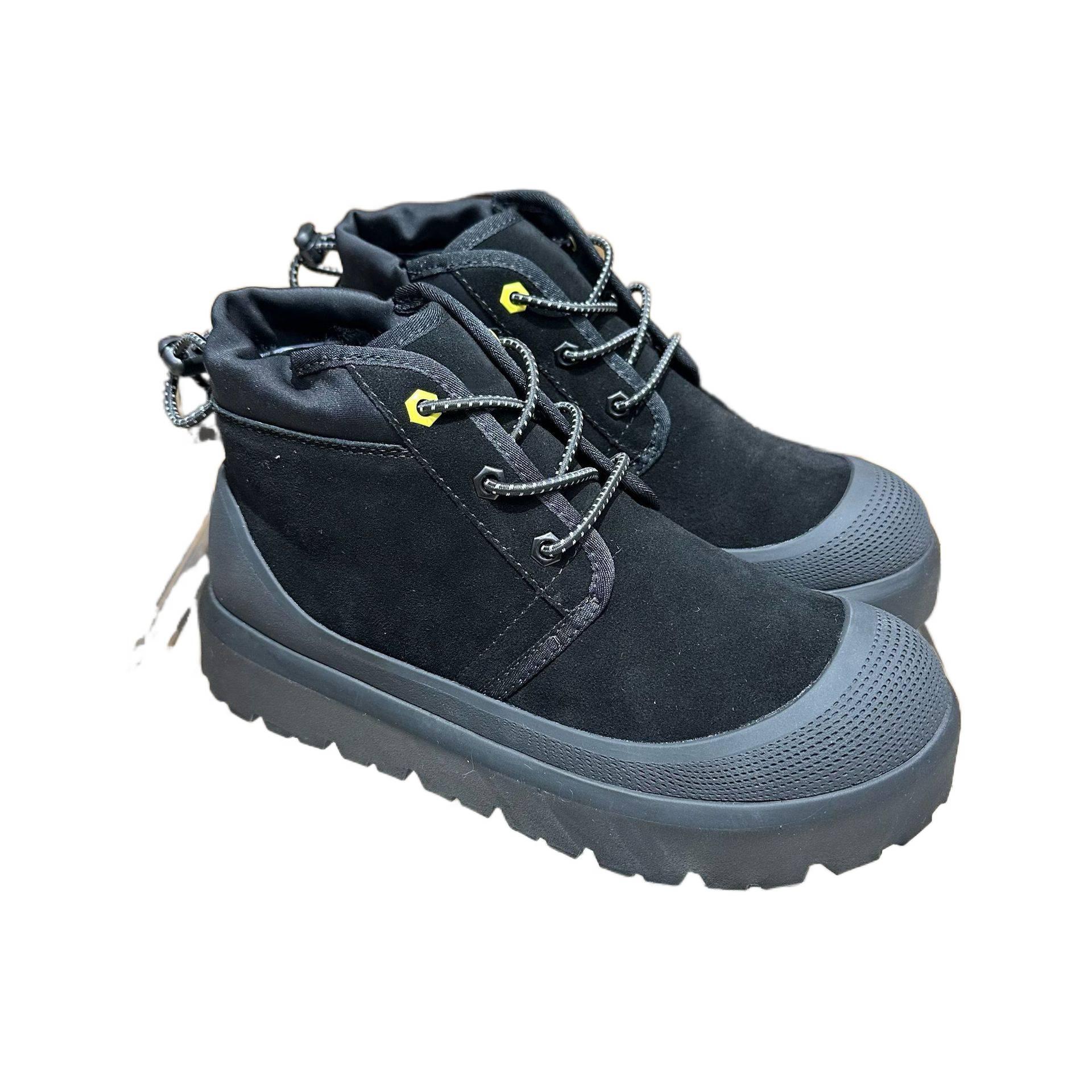 UGG Low-Top Thick-Soled Wool Snow Boots