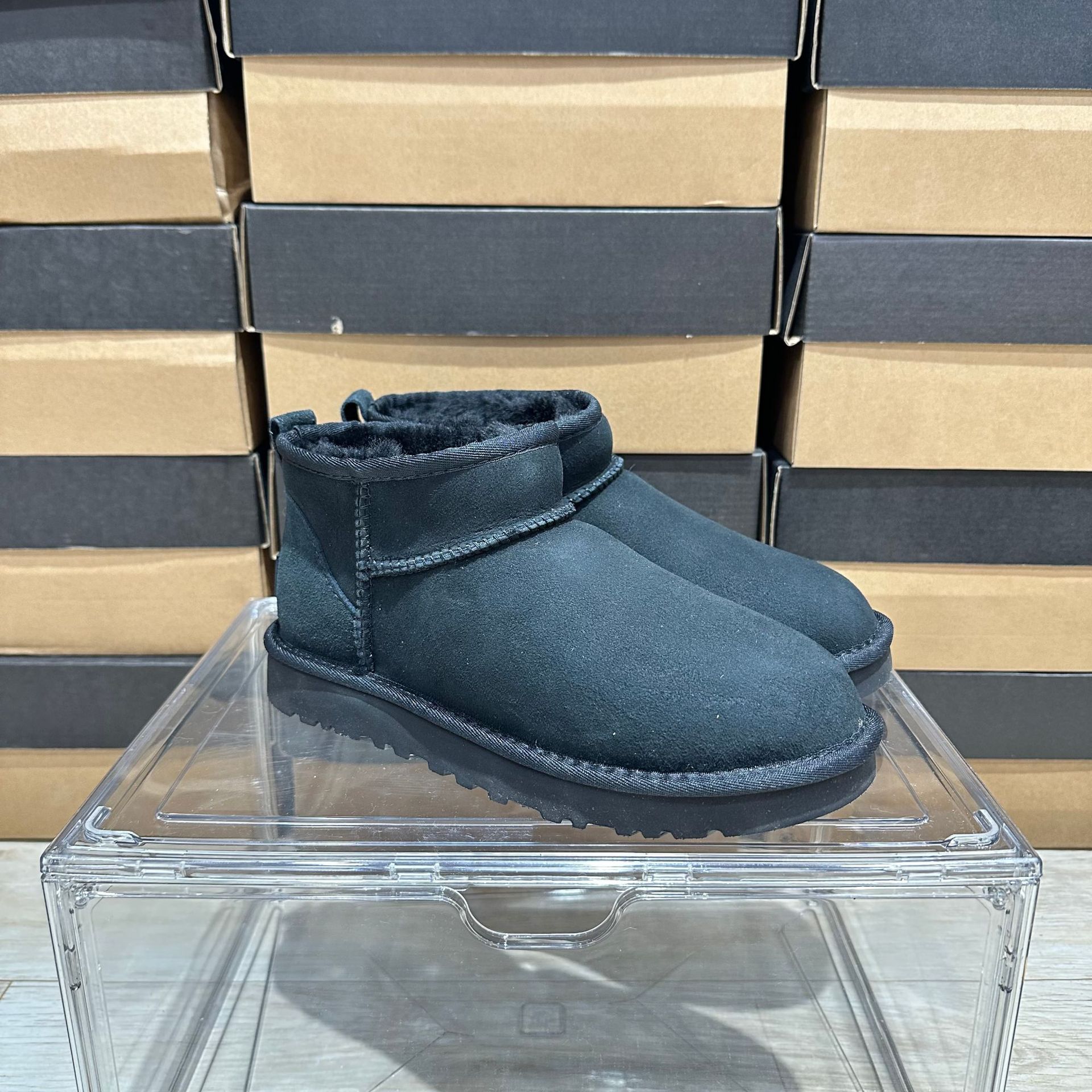 UGG Snow Boots Low-Cut Wool Boots