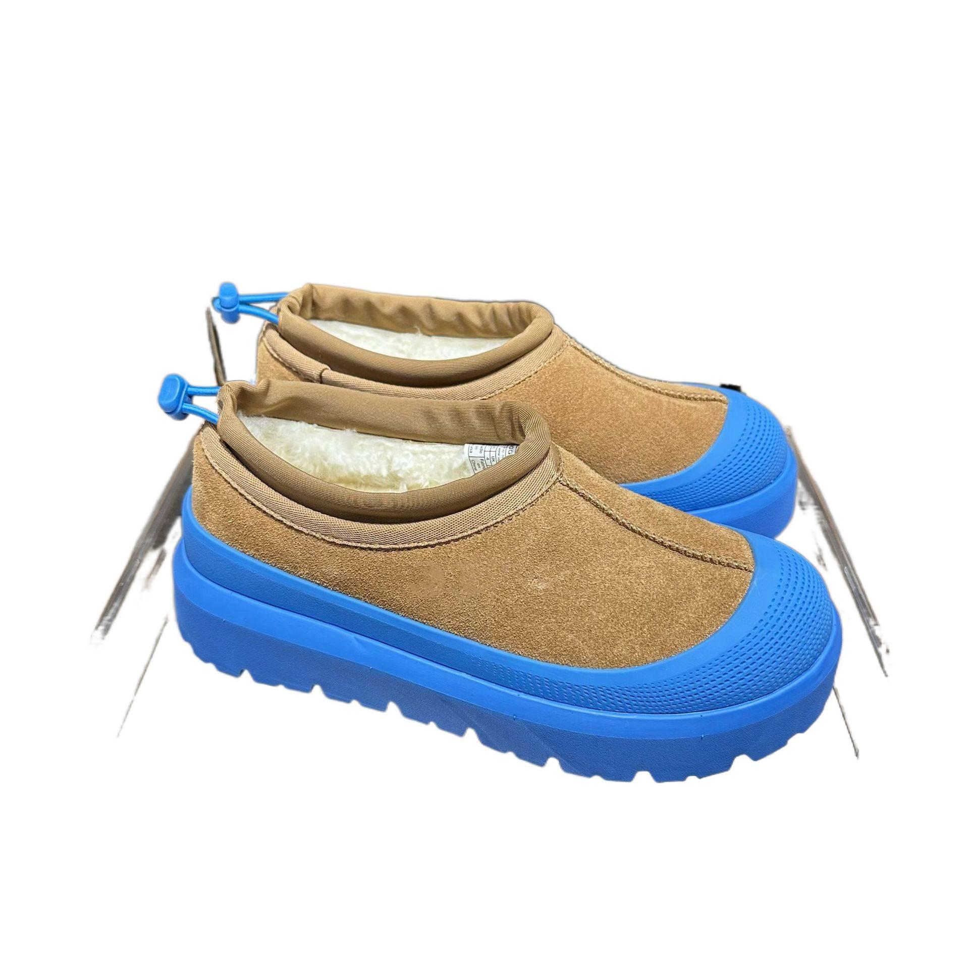 UGG Low-Top Thick-Soled Wool Snow Boots