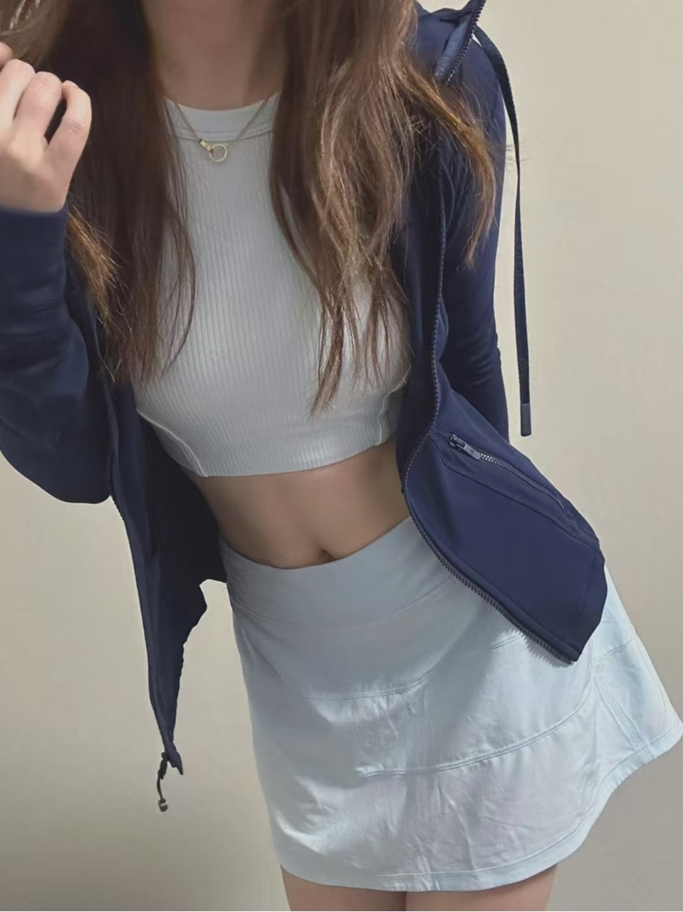 Lulu Pace Rival Mid-Rise Skirt