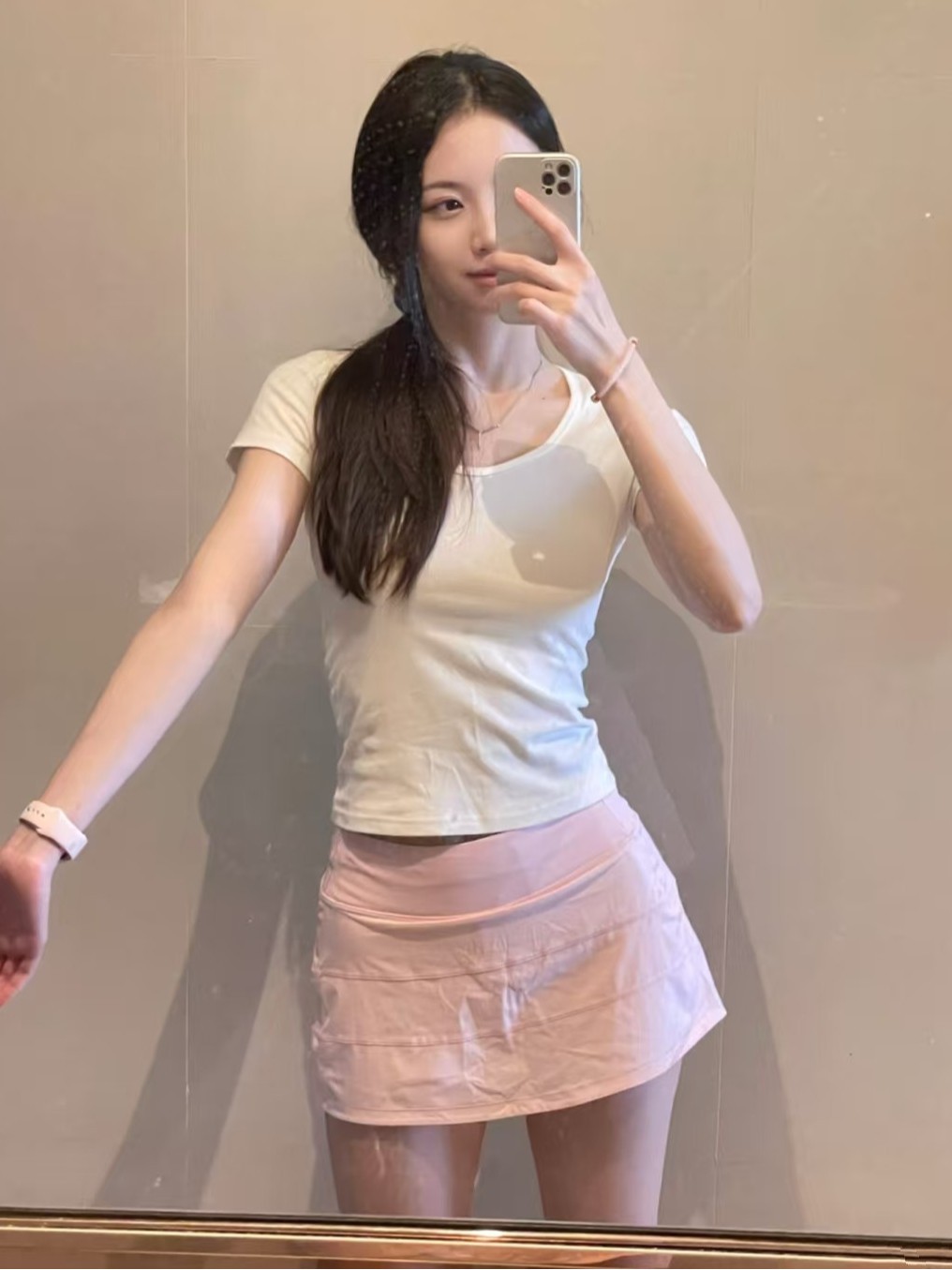 Lulu Pace Rival Mid-Rise Skirt