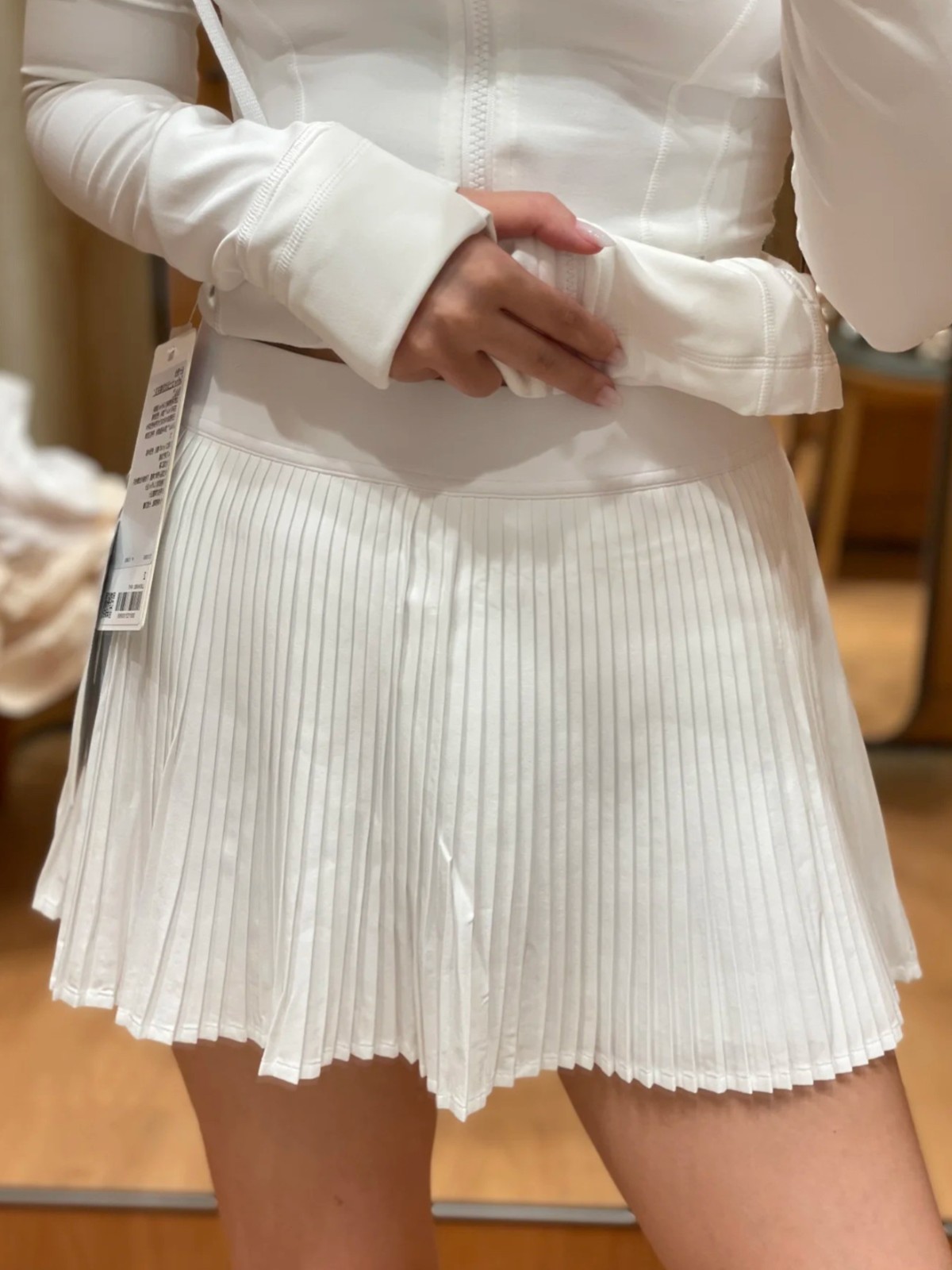 Lulu Varsity High-Rise Pleated Tennis Skirt