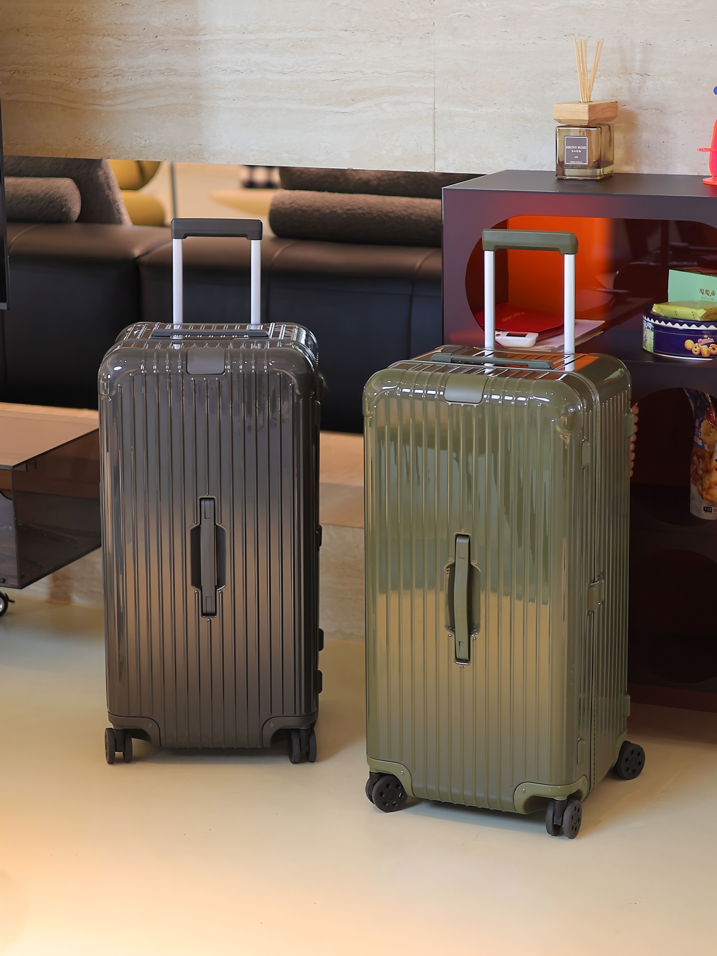 21-inch Carry-on Luggage Essential Series RIM, Checked Luggage, Travel Luggage, Trunk Trolley Case