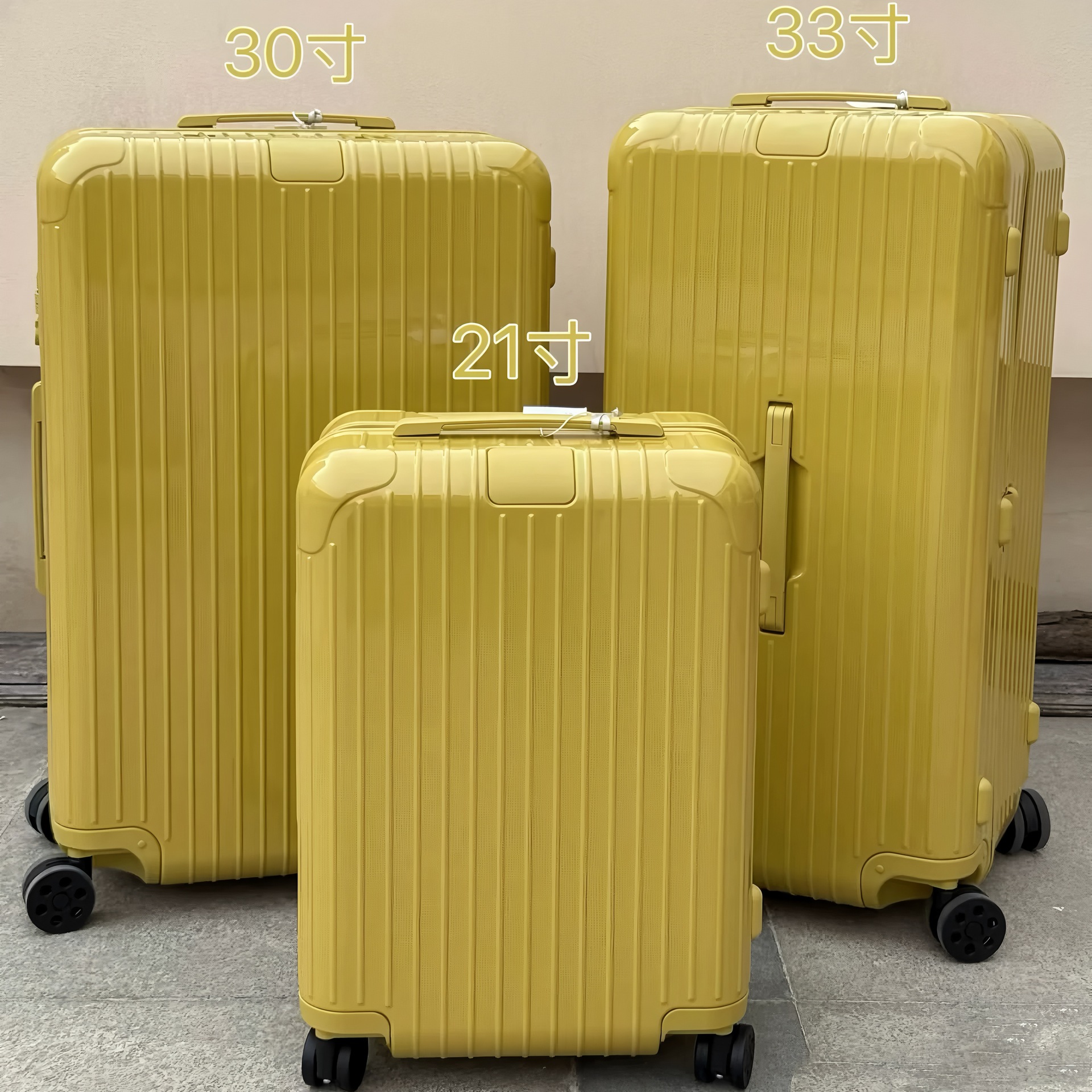 21-inch Carry-on Luggage Essential Series RIM, Checked Luggage, Travel Luggage, Trunk Trolley Case