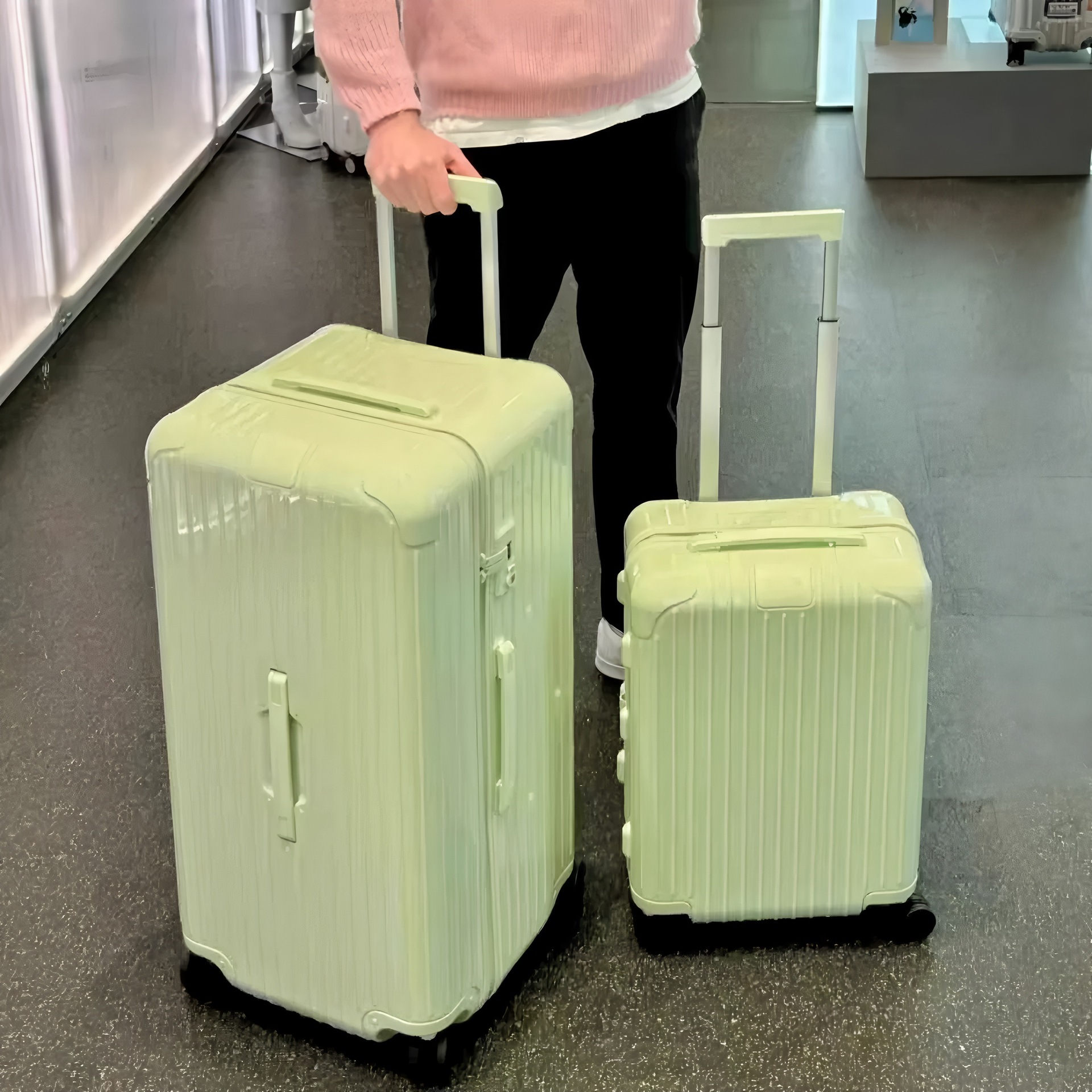 21-inch Carry-on Luggage Essential Series RIM, Checked Luggage, Travel Luggage, Trunk Trolley Case