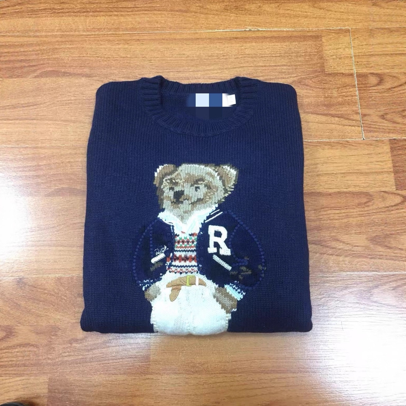 Ralph Lauren Polo Bear Cotton Crewneck Sweater