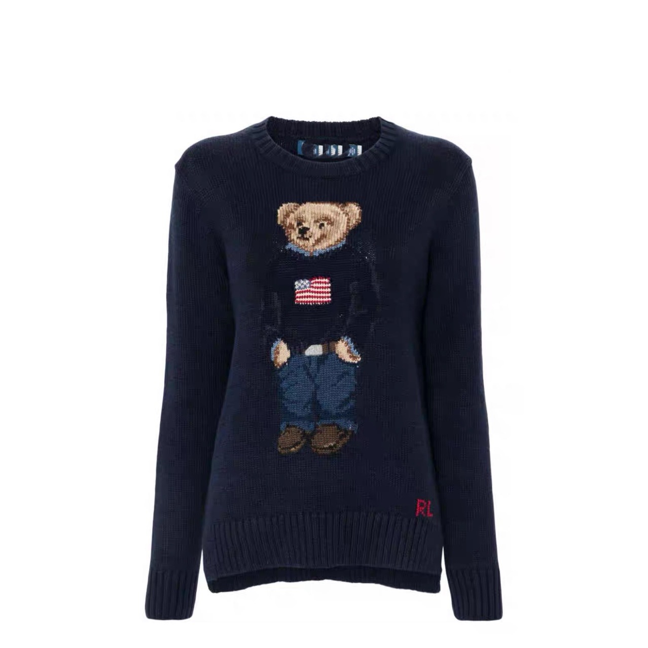Ralph Lauren Polo Bear Cotton Crewneck Sweater