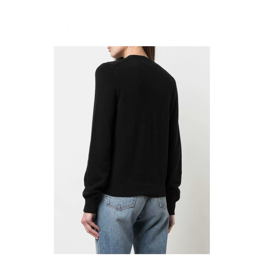 COMME des GARÇONS PLAY Double Heart Patch Wool Cardigan