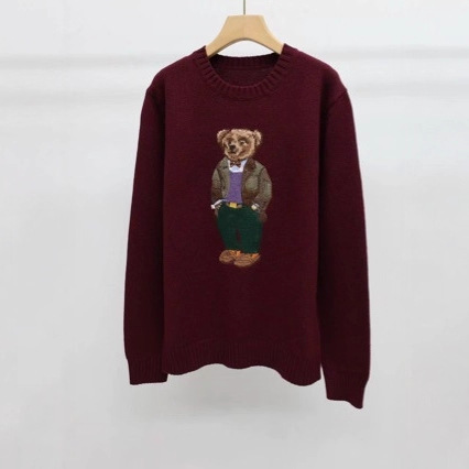 Ralph Lauren Polo Bear Cotton Crewneck Sweater