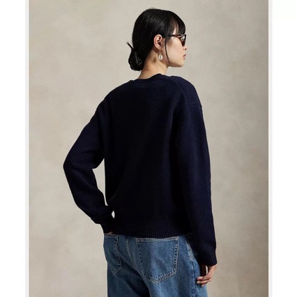 Ralph Lauren Polo Bear Cotton Crewneck Sweater