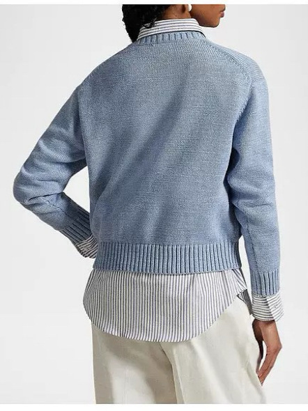 Ralph Lauren Polo Bear Cotton Crewneck Sweater