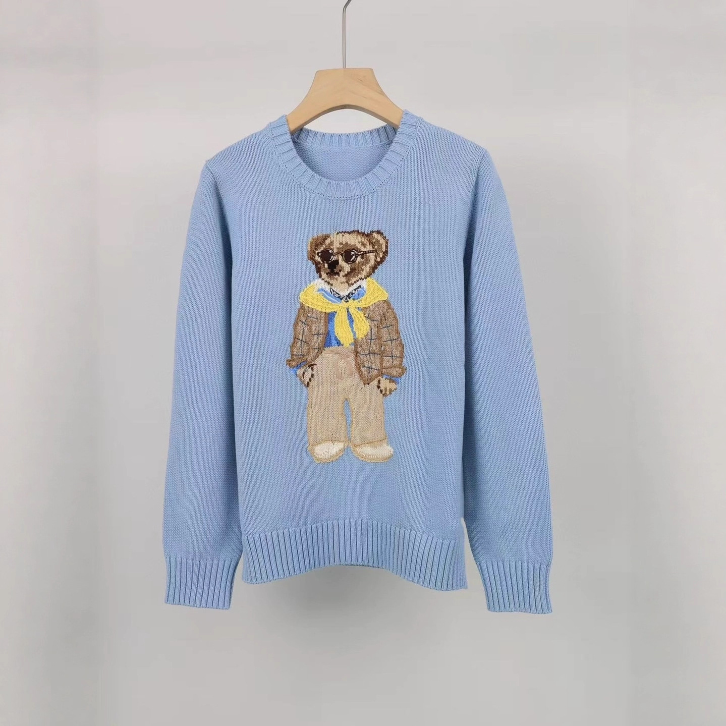 Ralph Lauren Polo Bear Cotton Crewneck Sweater