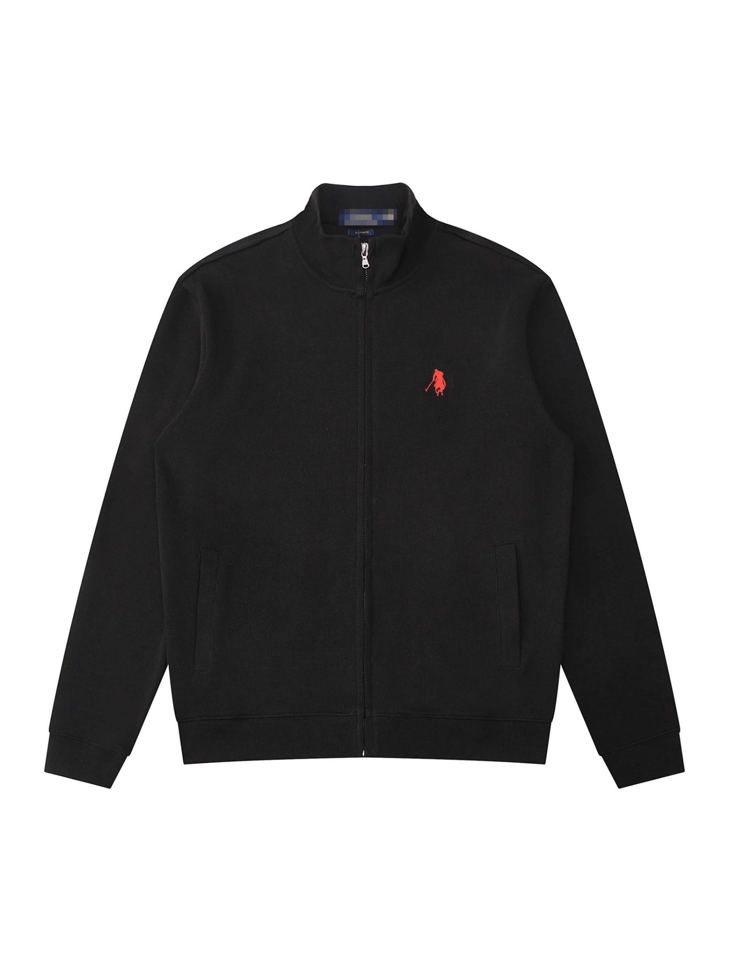 Ralph Lauren Double-Knit Full-Zip Mockneck Jacket