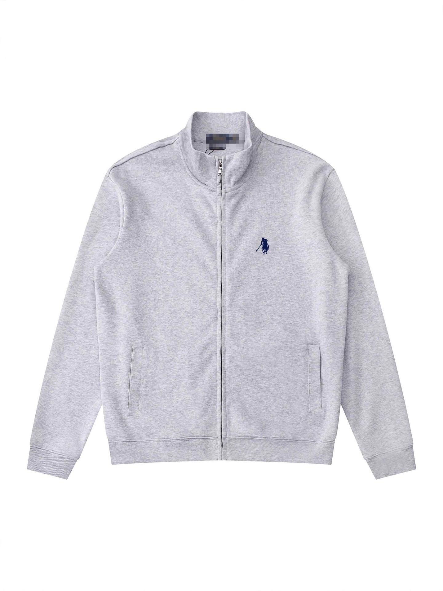 Ralph Lauren Double-Knit Full-Zip Mockneck Jacket