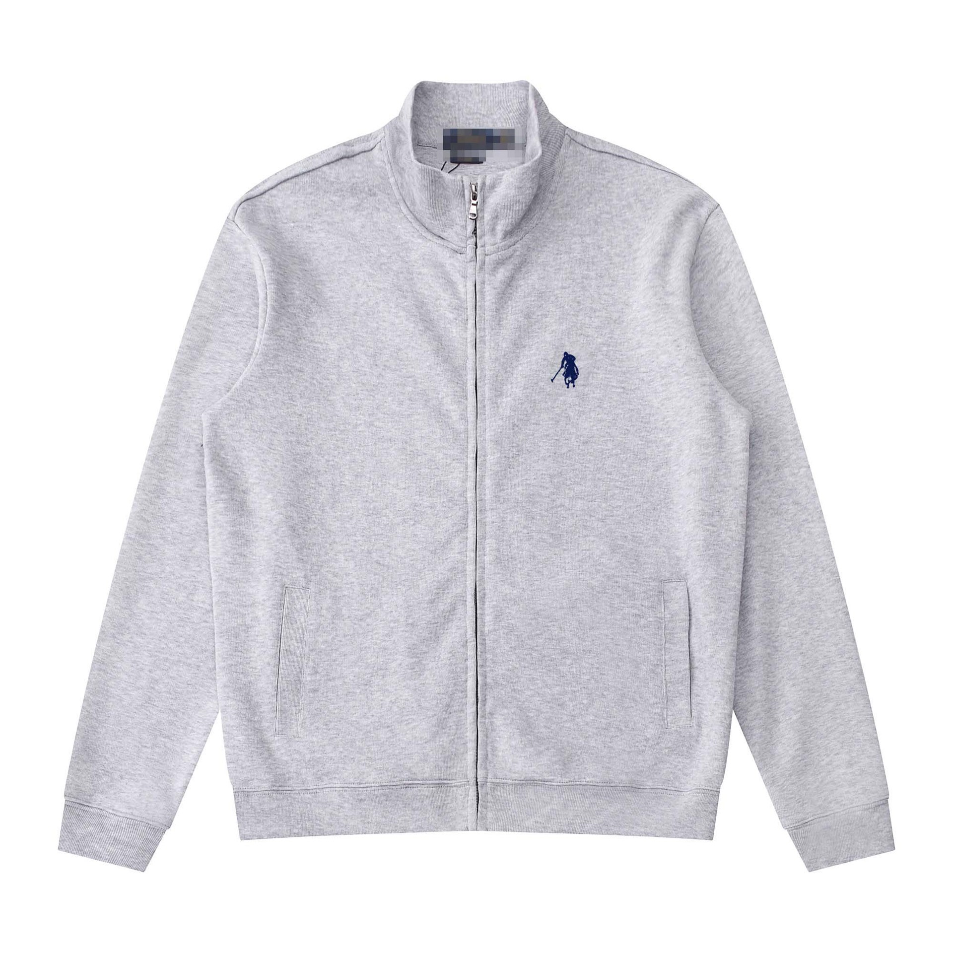 Ralph Lauren Double-Knit Full-Zip Mockneck Jacket