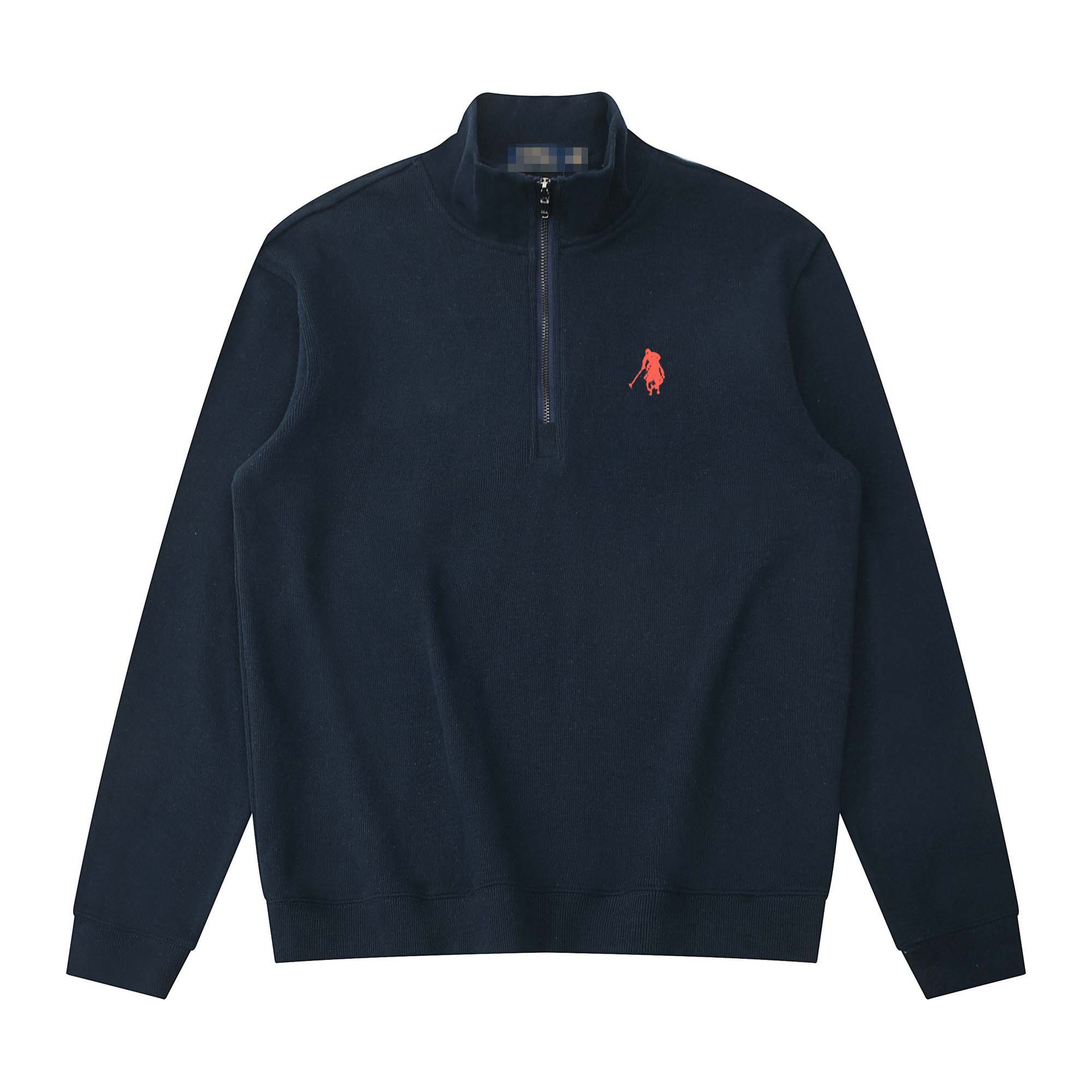Ralph Lauren Double-Knit Full-Zip Mockneck Jacket