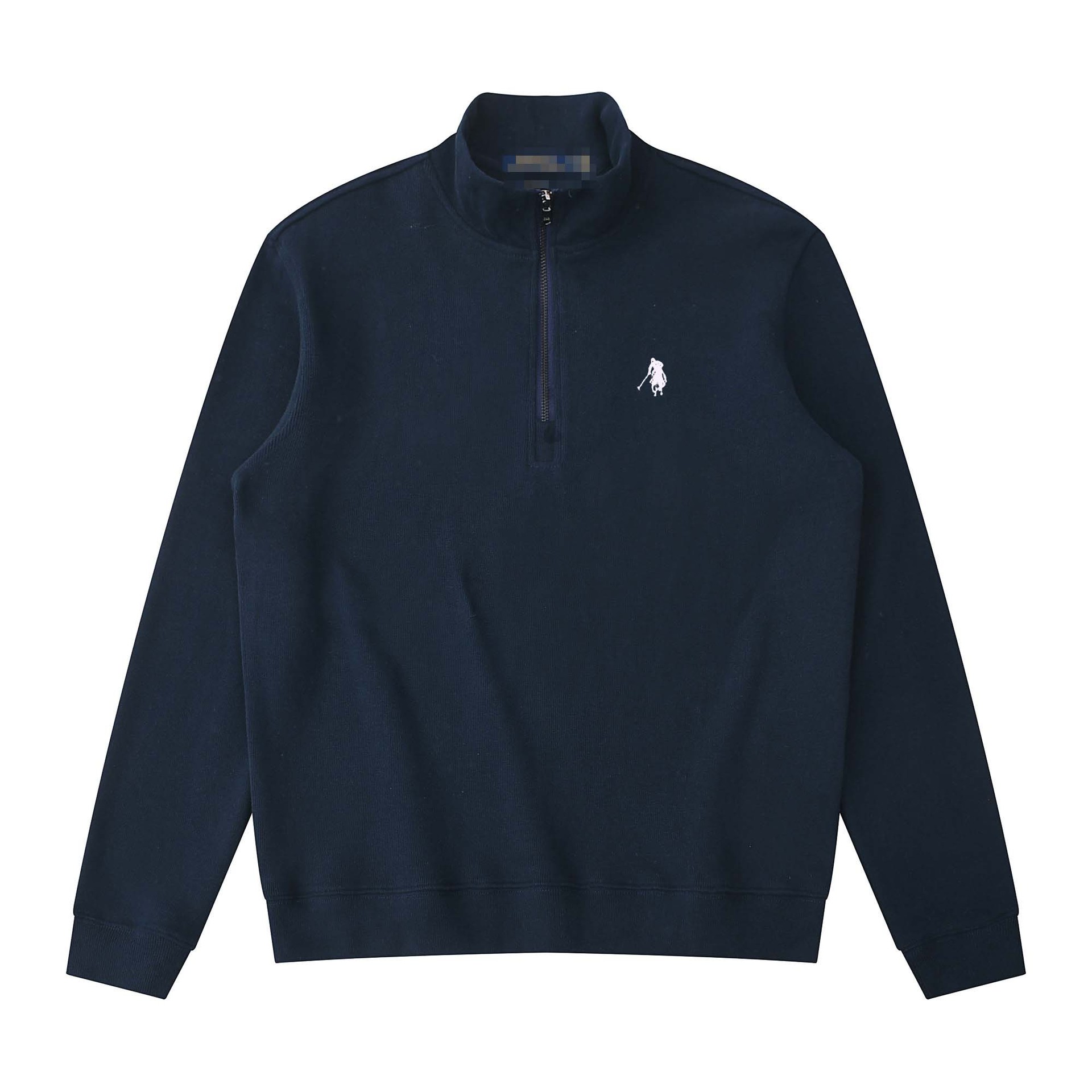 Ralph Lauren Double-Knit Full-Zip Mockneck Jacket