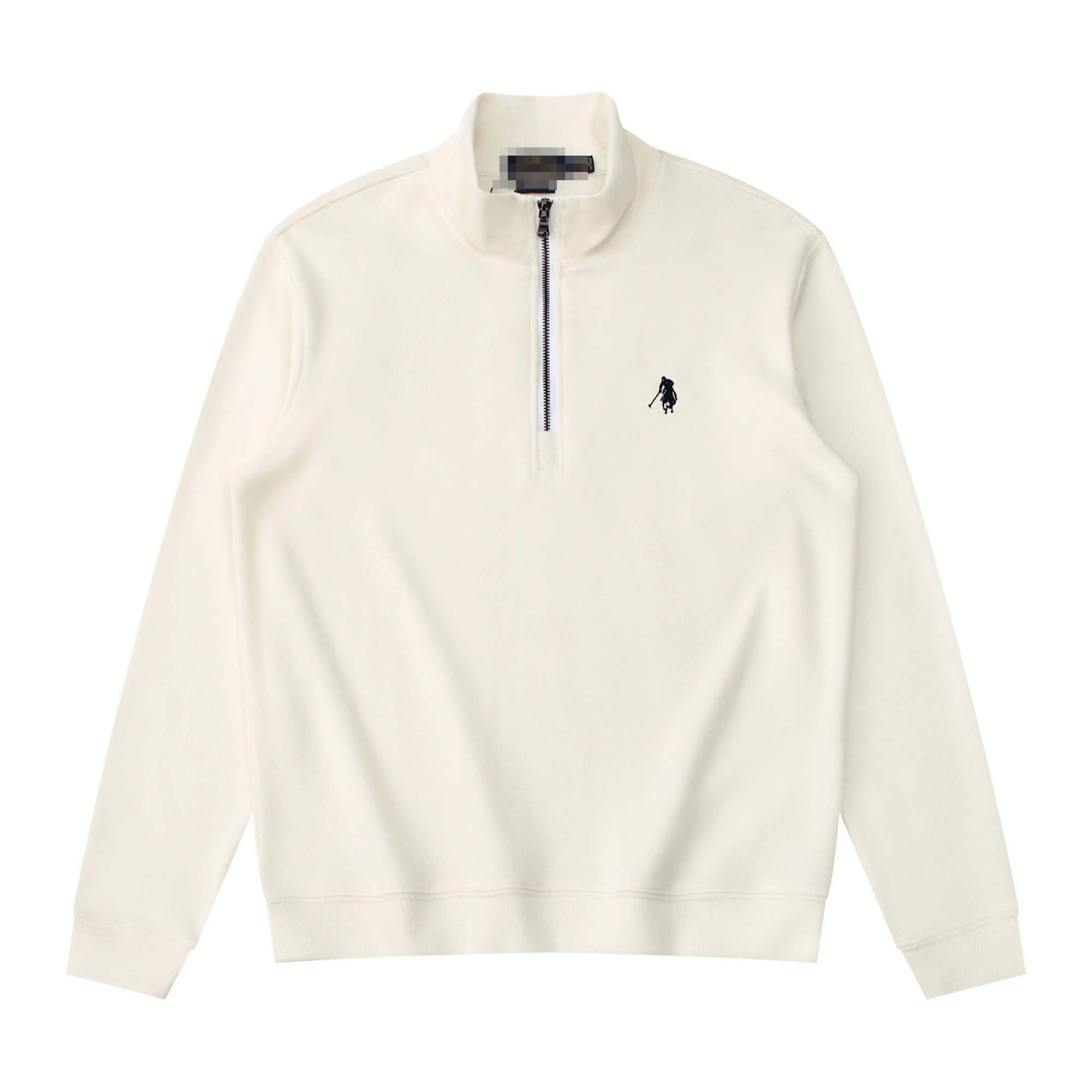Ralph Lauren Double-Knit Full-Zip Mockneck Jacket